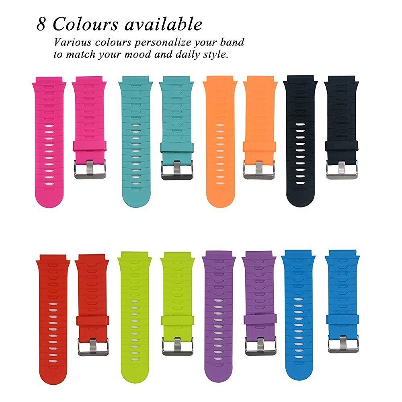 Correa Hwhmh Silicona Para Garmin Forerunner 920xt -negro