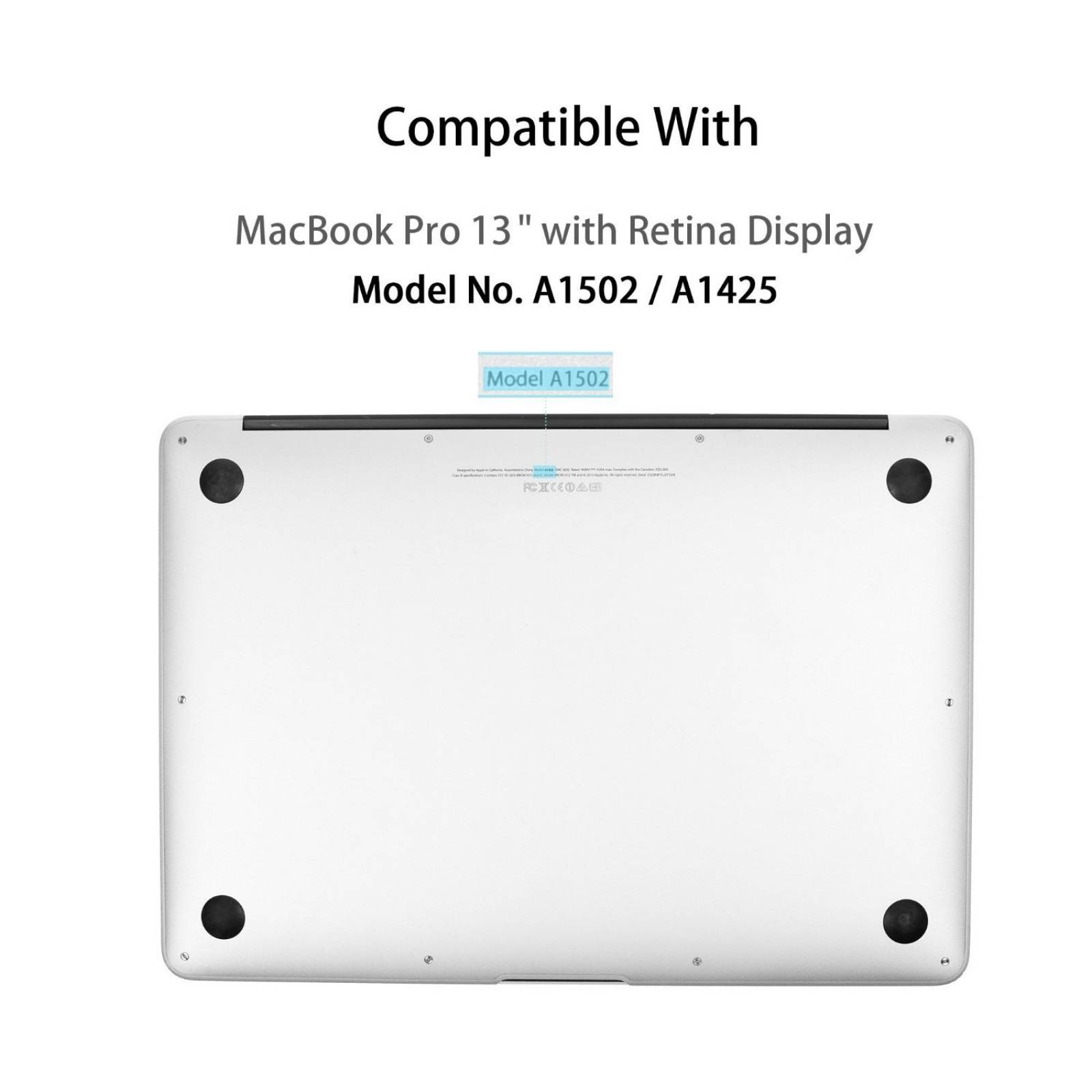 Carcasa Dura Cosmos Macbook Pro 13 A1502 A1425 -naranja