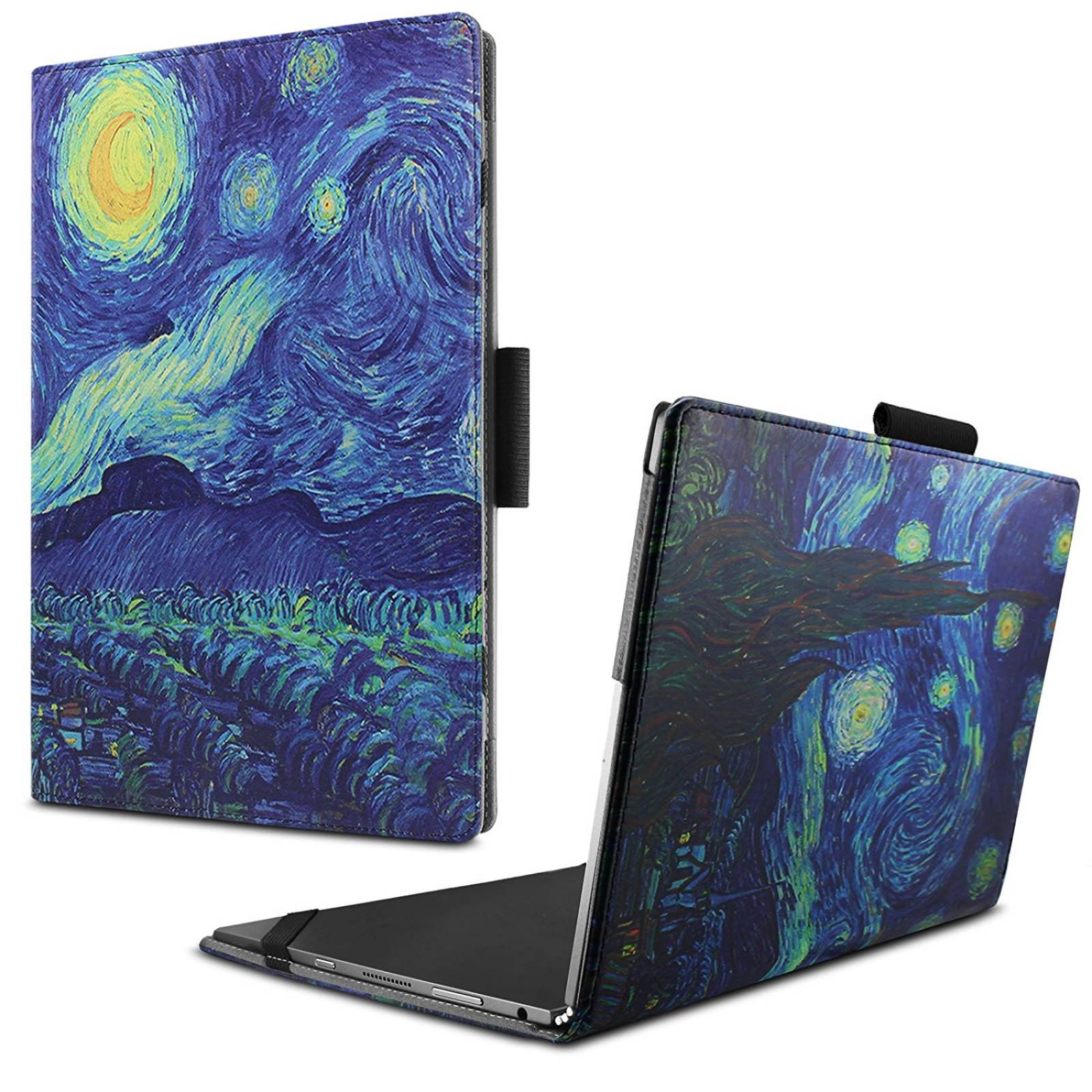 Caso libro Yoga Infiland Lenovo, Folio Premium PU cuero sopo