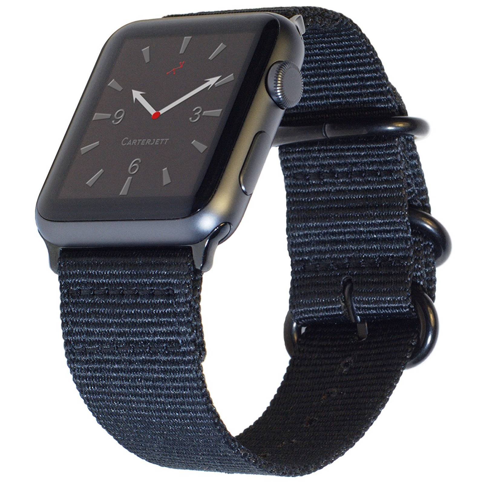 Banda De Reemplazo Carterjett Para Apple Watch 42mm -negro