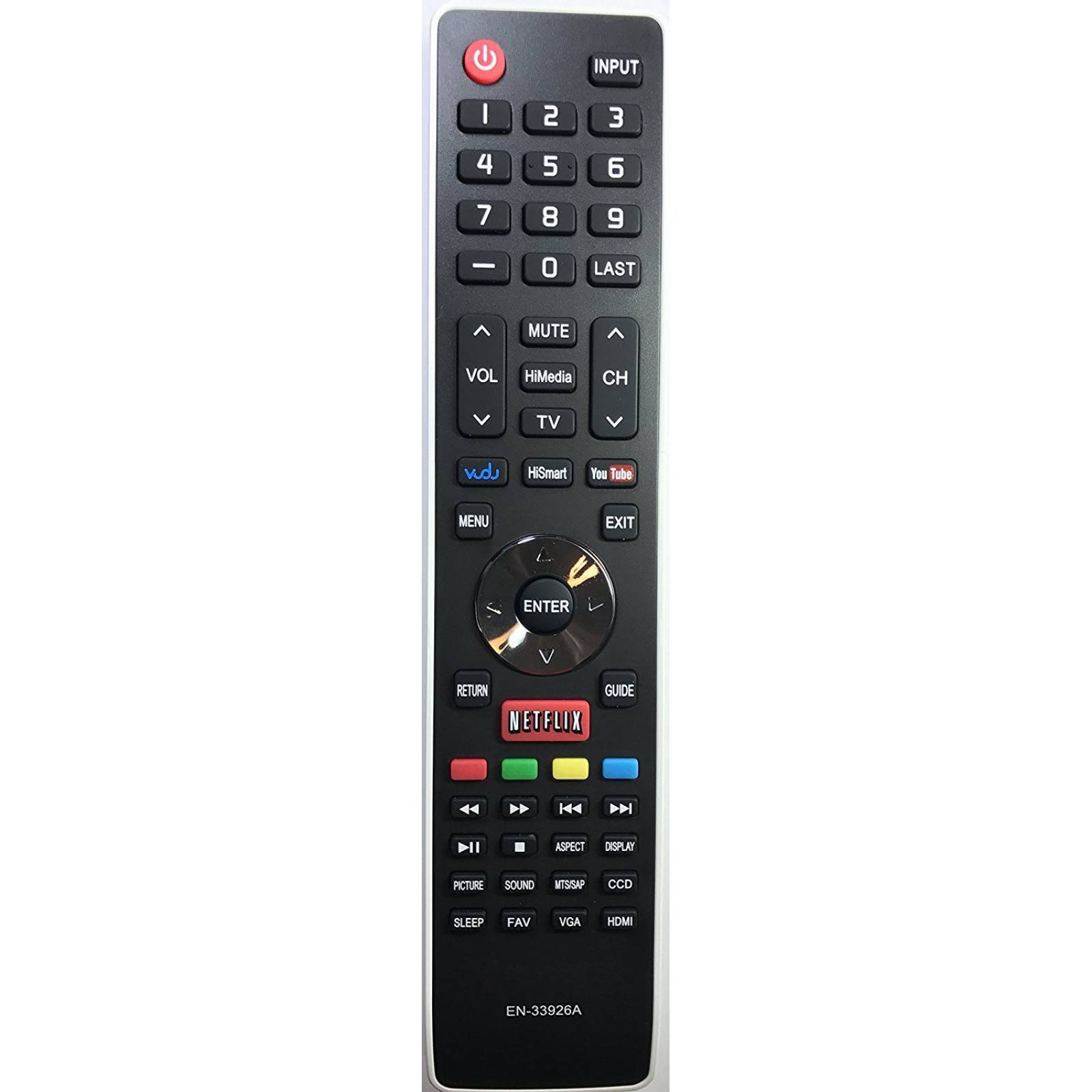 Smartby nuevo Hisense EN-33926A LED Smart TV mando distancia