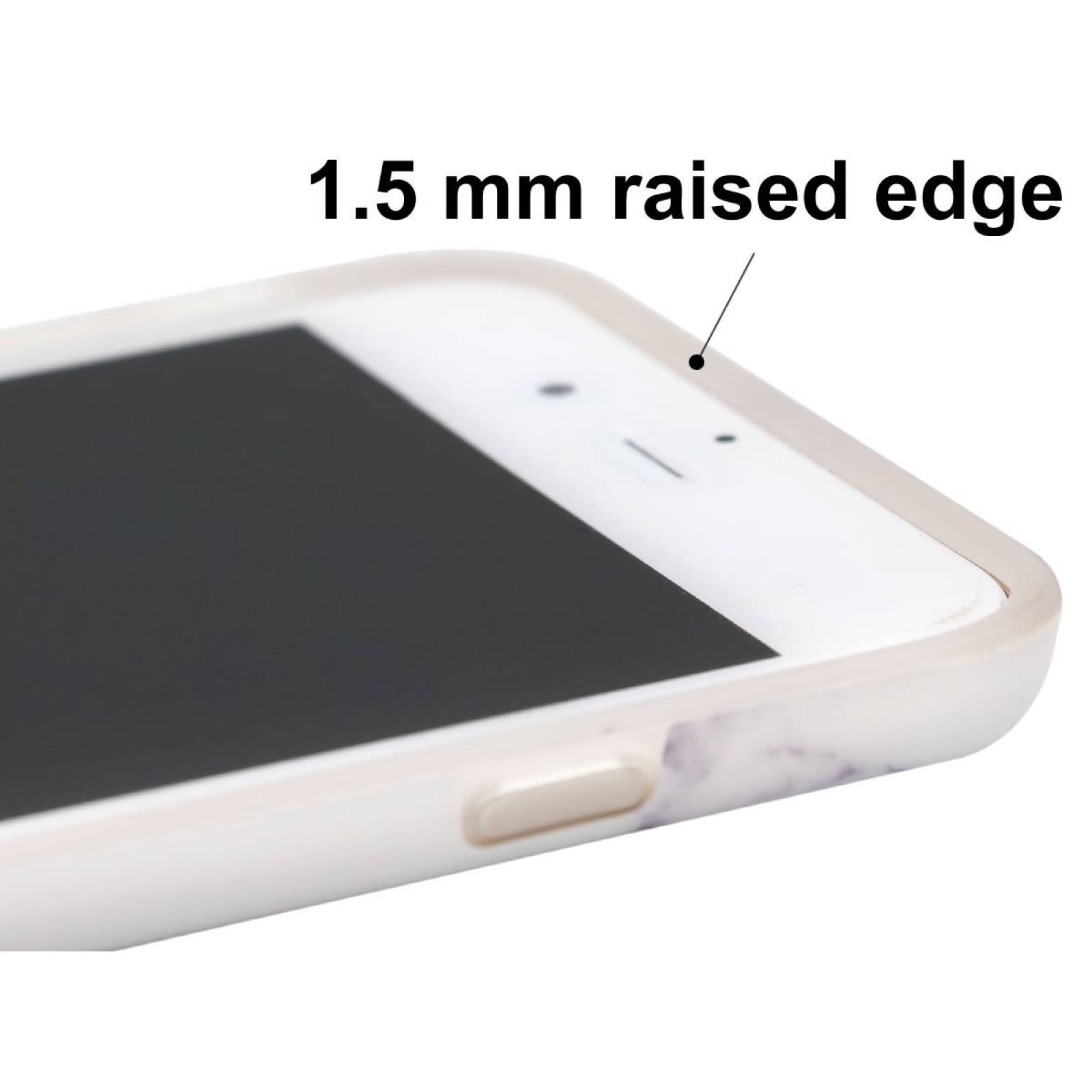 Funda A-focus Tpu Flexible Suave Para Iphone 7 Plus -blanco