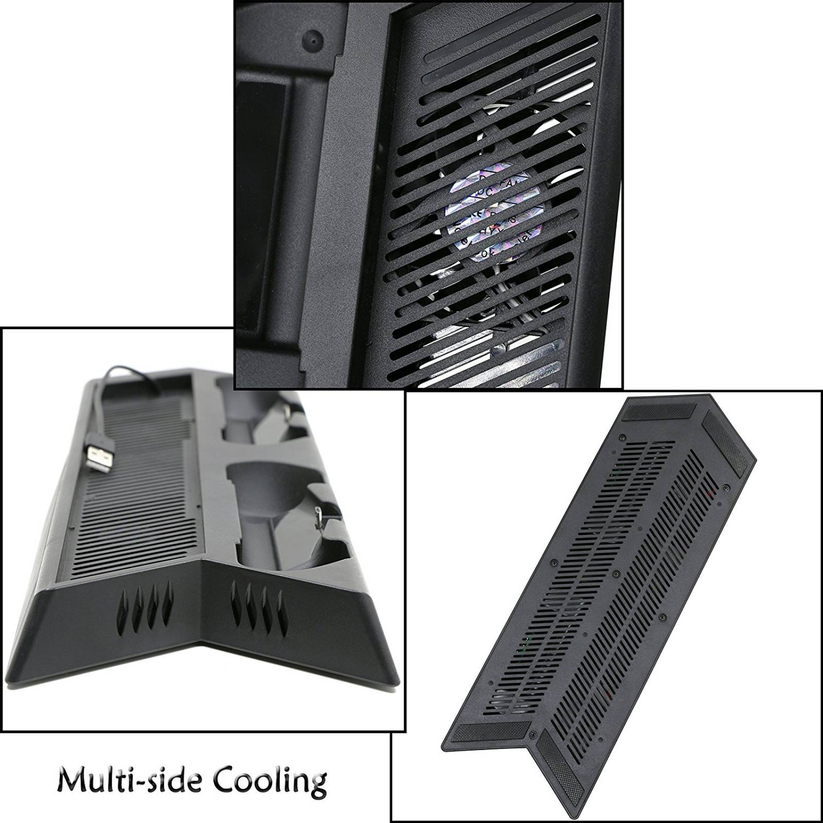 YOUSHARES PS4 Pro Vertical pie doble refrigeración ventilado