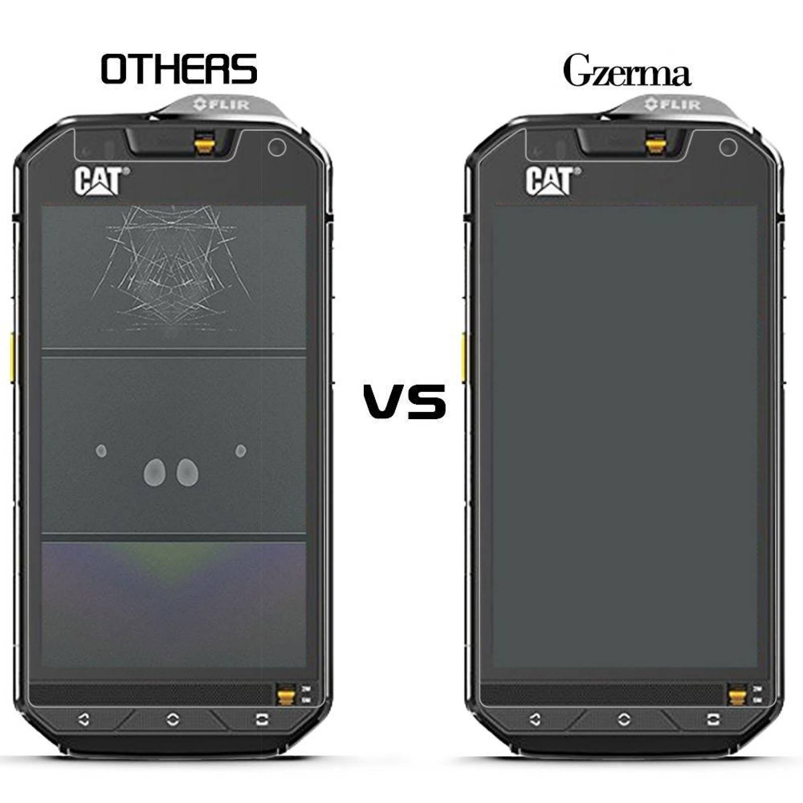 Protector De Pantalla Gzerma Para Cat S60 2 piezas