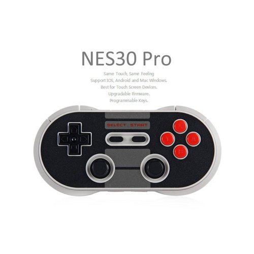 8Bitdo NES30 Pro Wireless Bluetooth controlador Dual  -Negro