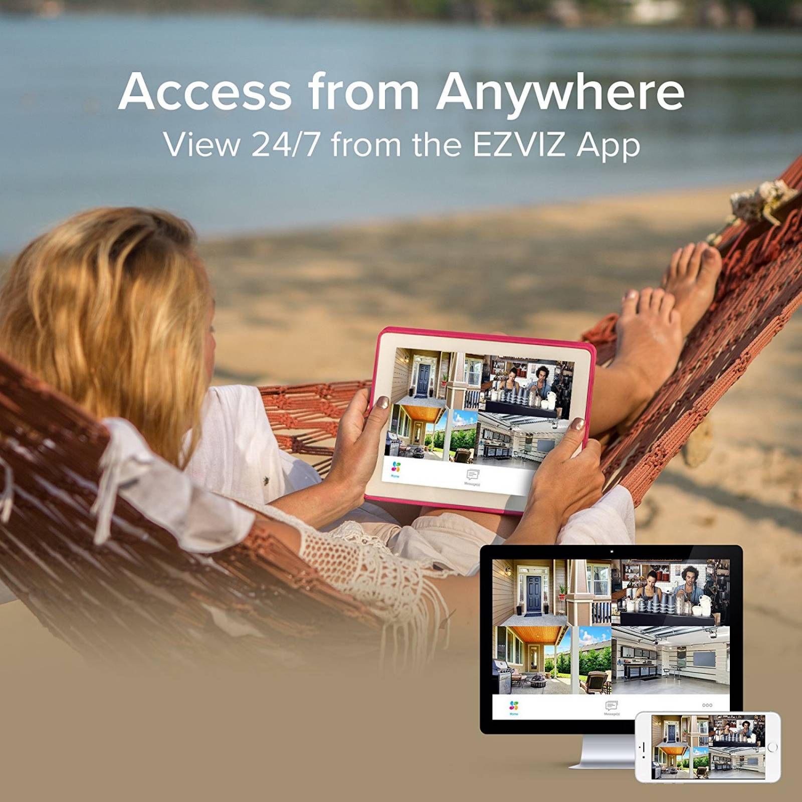 EZVIZ FULL HD 1080p seguridad Video al aire libre cámara bal