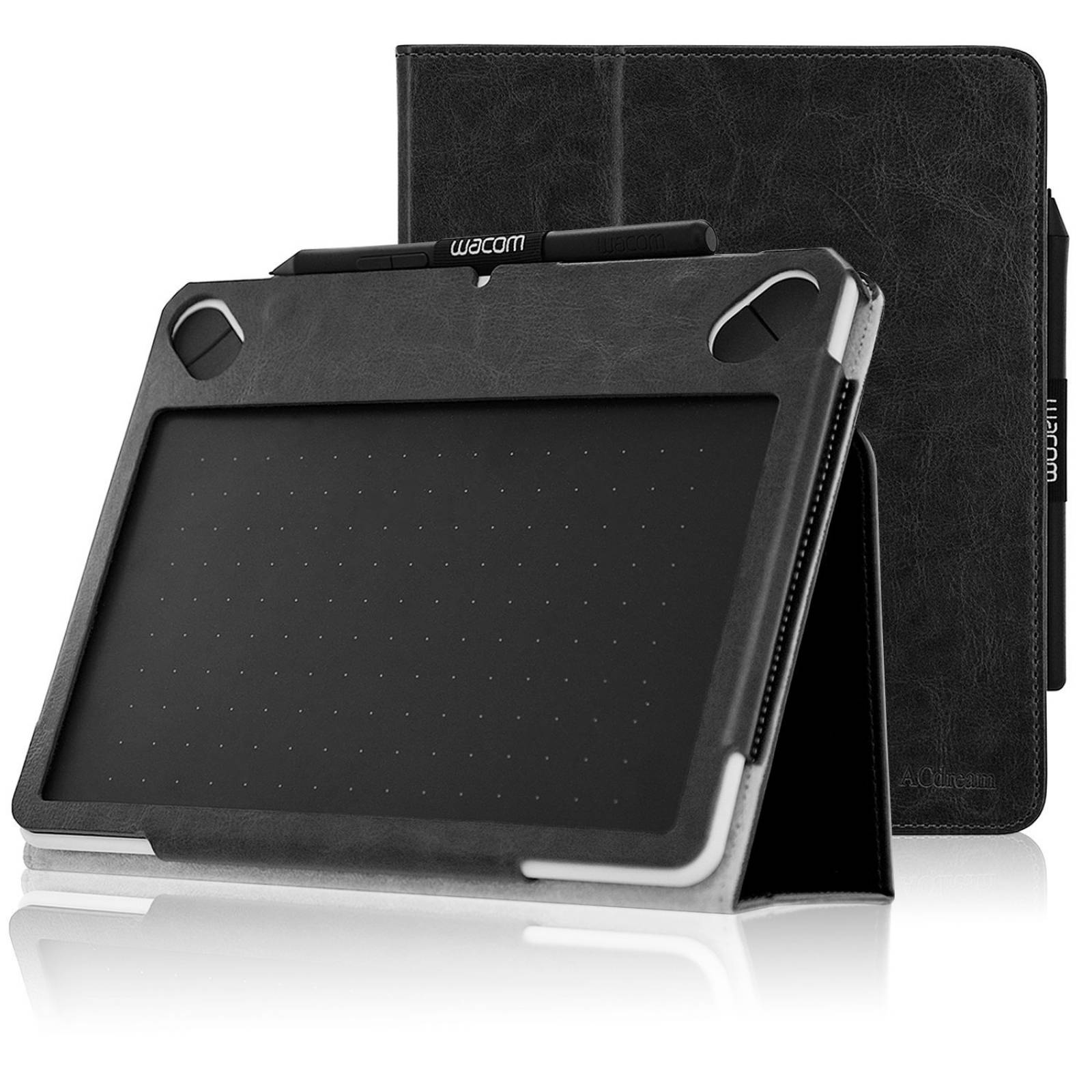 Funda Acdream Wacom Intuos Ctl 490dw Piel Pu -negro