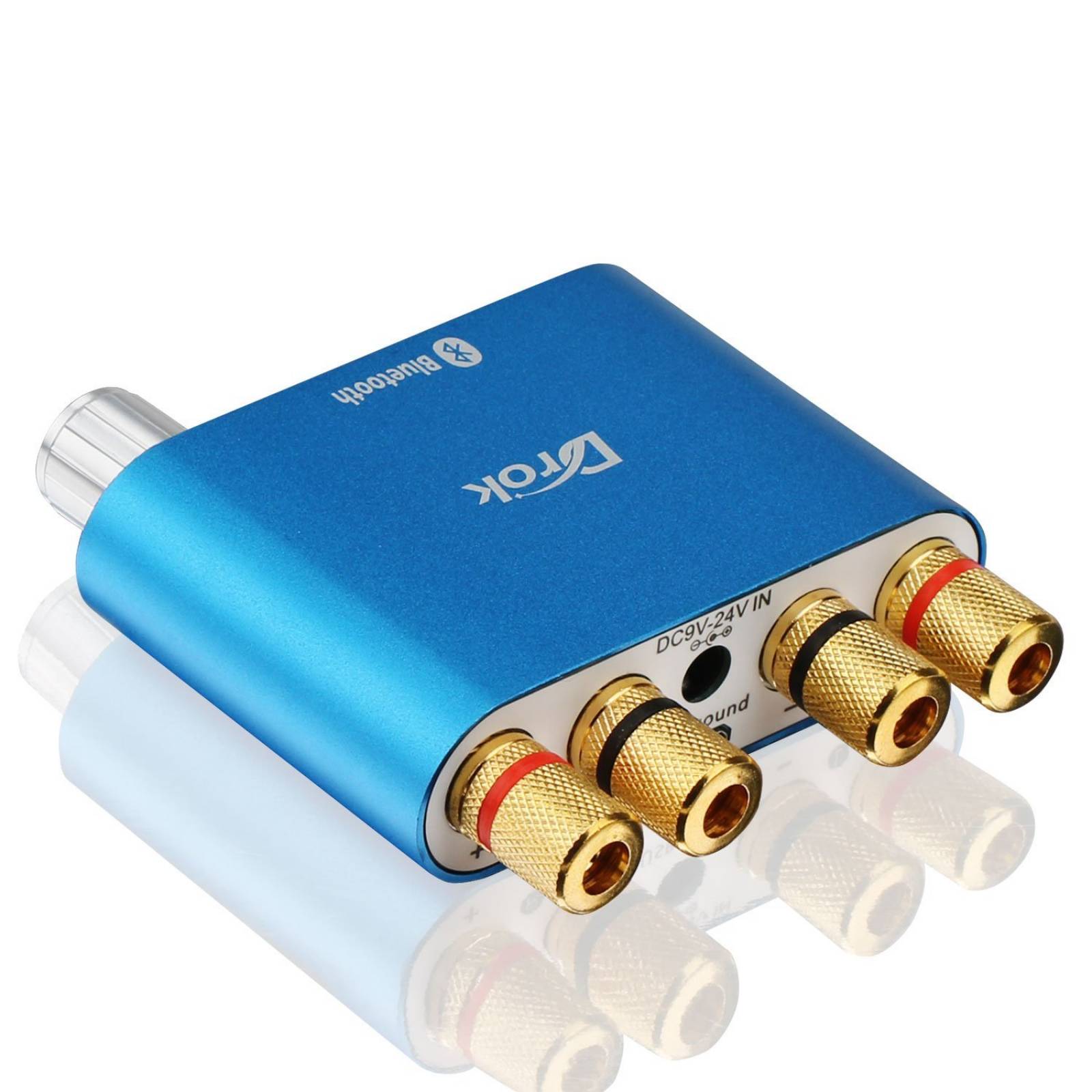 DROK 50W+50W Dual Channel amplificador estéreo DC 9-24V 12V