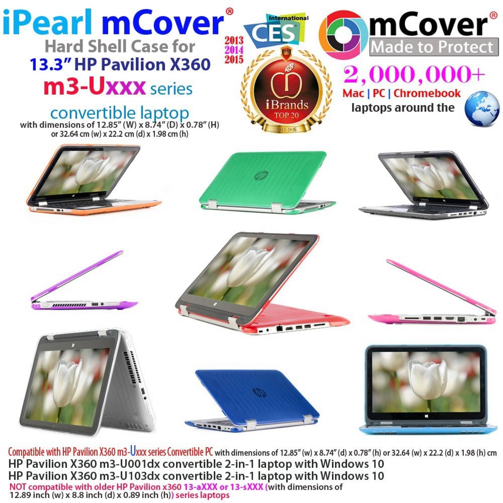 Carcasa Mcover P/ Laptop Hp Pavilion X360 13.3 -rosa