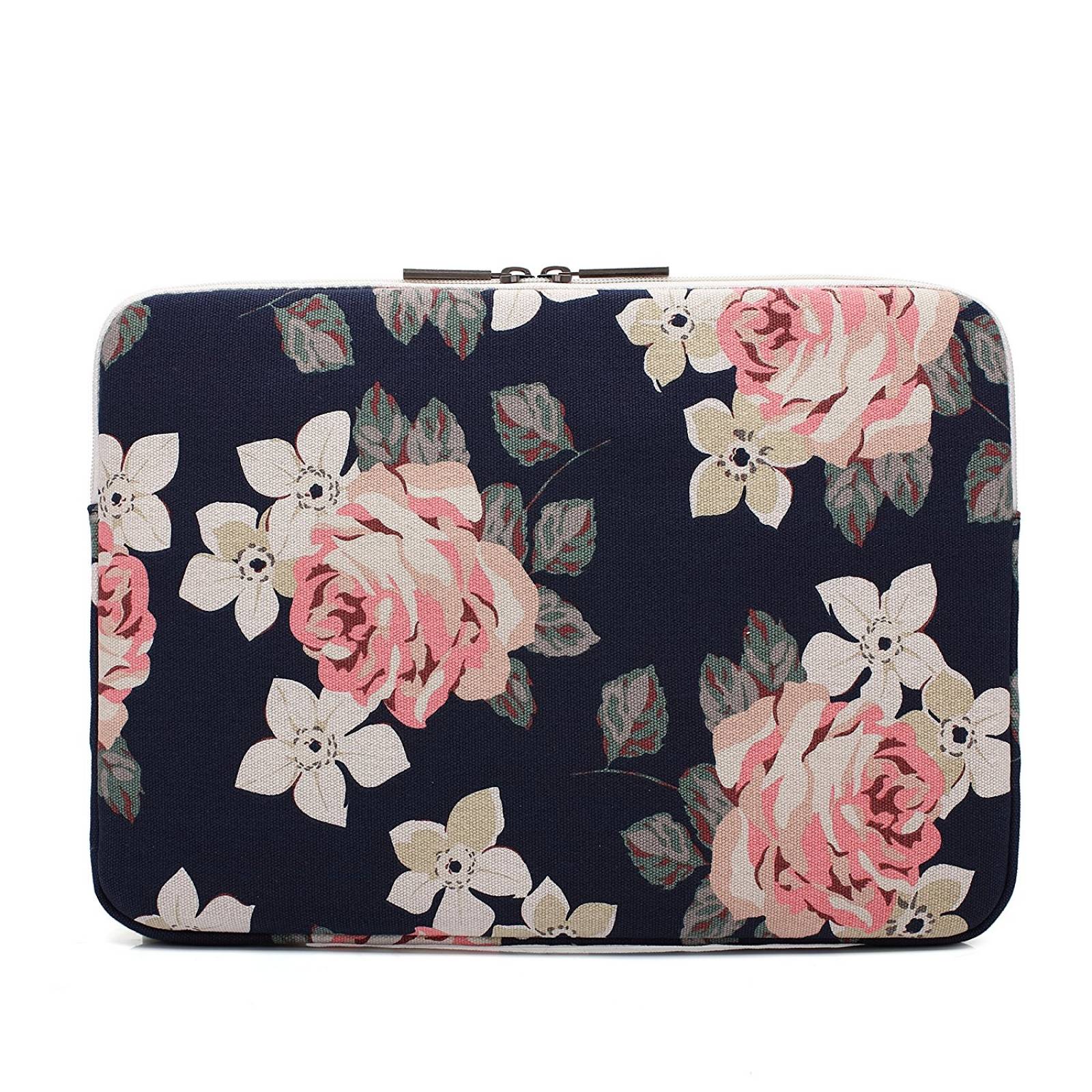 Funda Canvaslife Para Laptop 14 Pulgadas -rosa Blanca