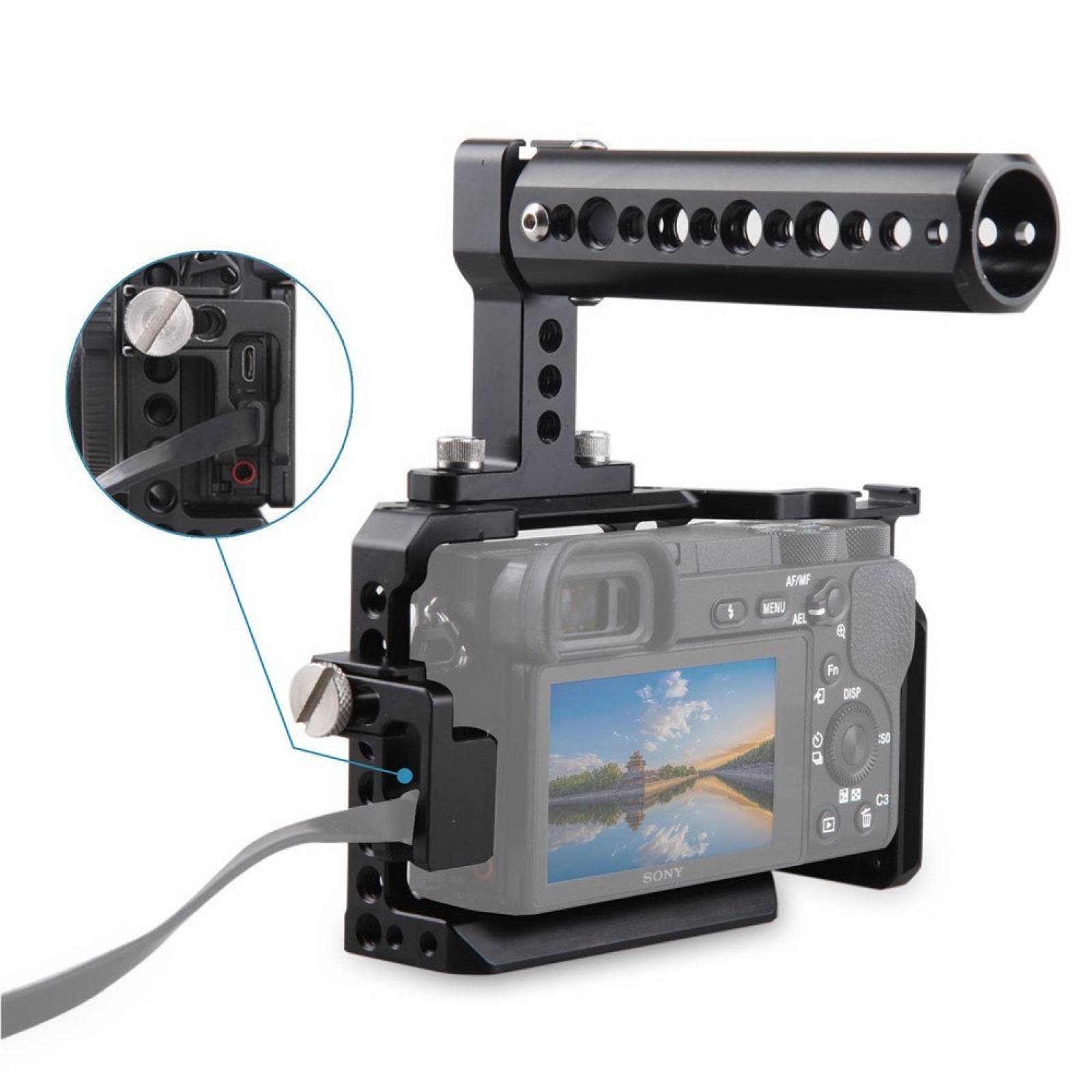 Kit jaula SmallRig cámara Sony A6500/ILCE 6500 cámara manija