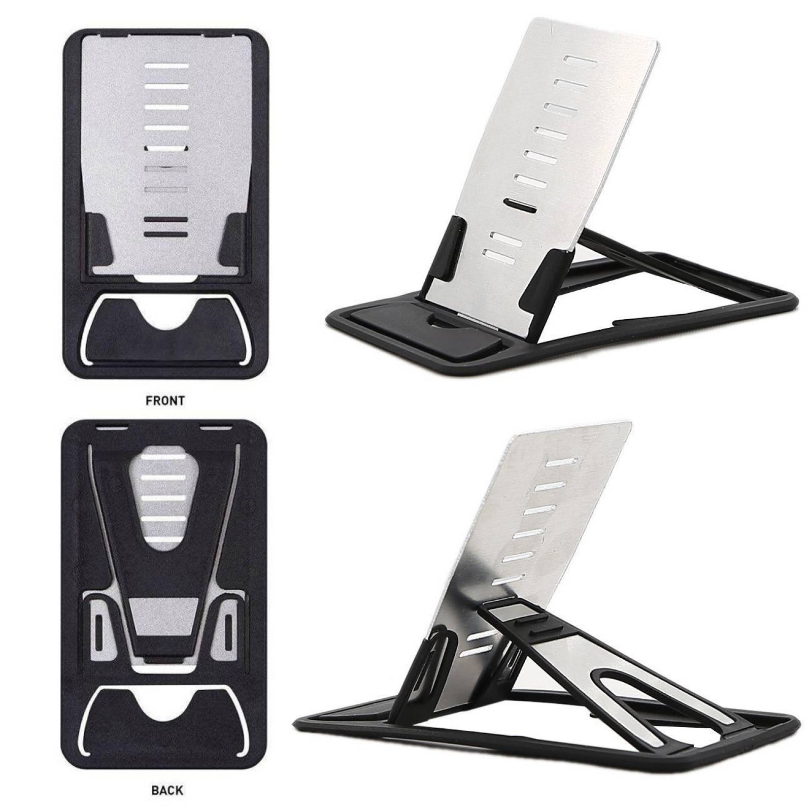 Soporte de tarjeta Mini teléfono celular universal, p -Negro