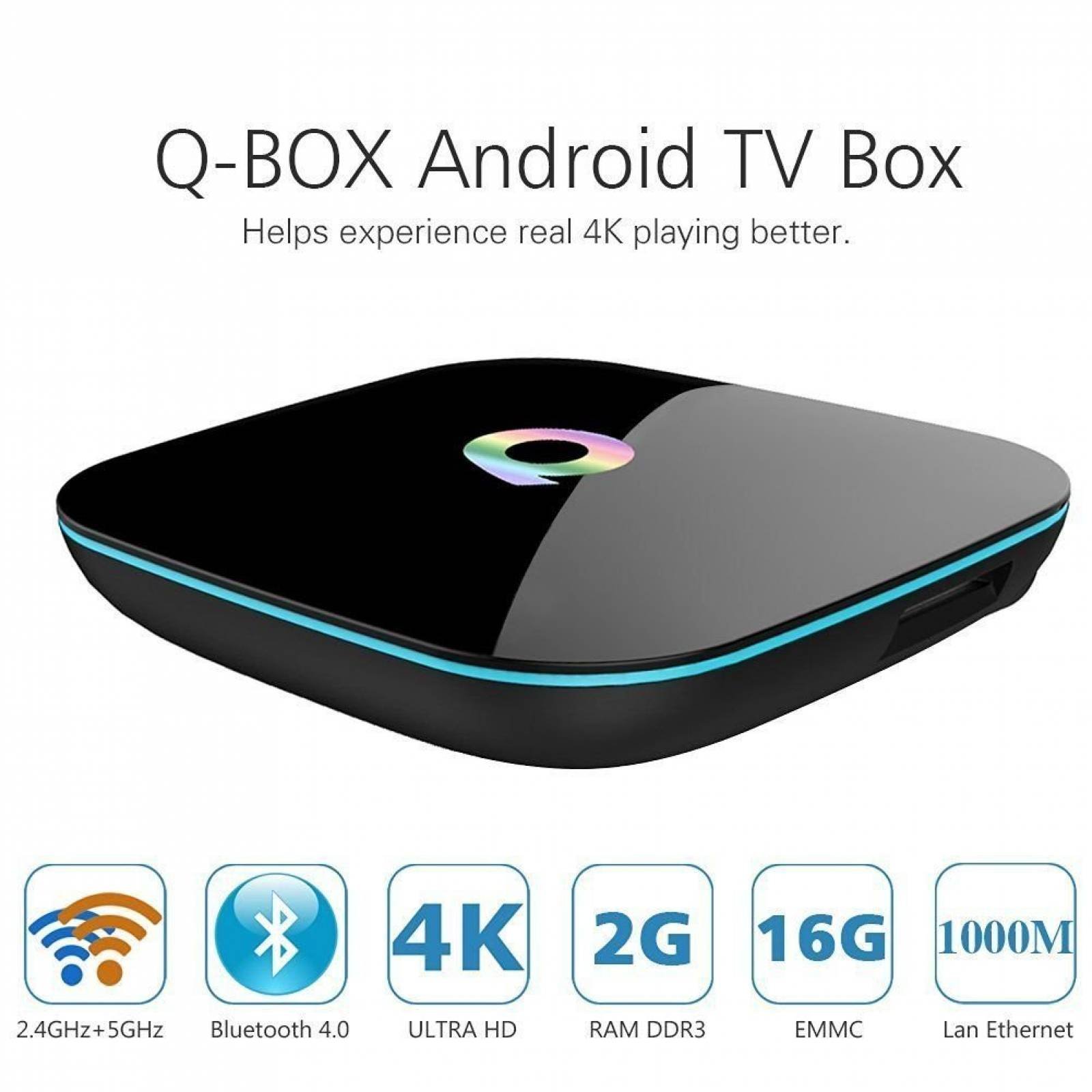 EVANPO EVANPO-QBOXI8 6.0 Android TV Box soy lógica S905 Quad