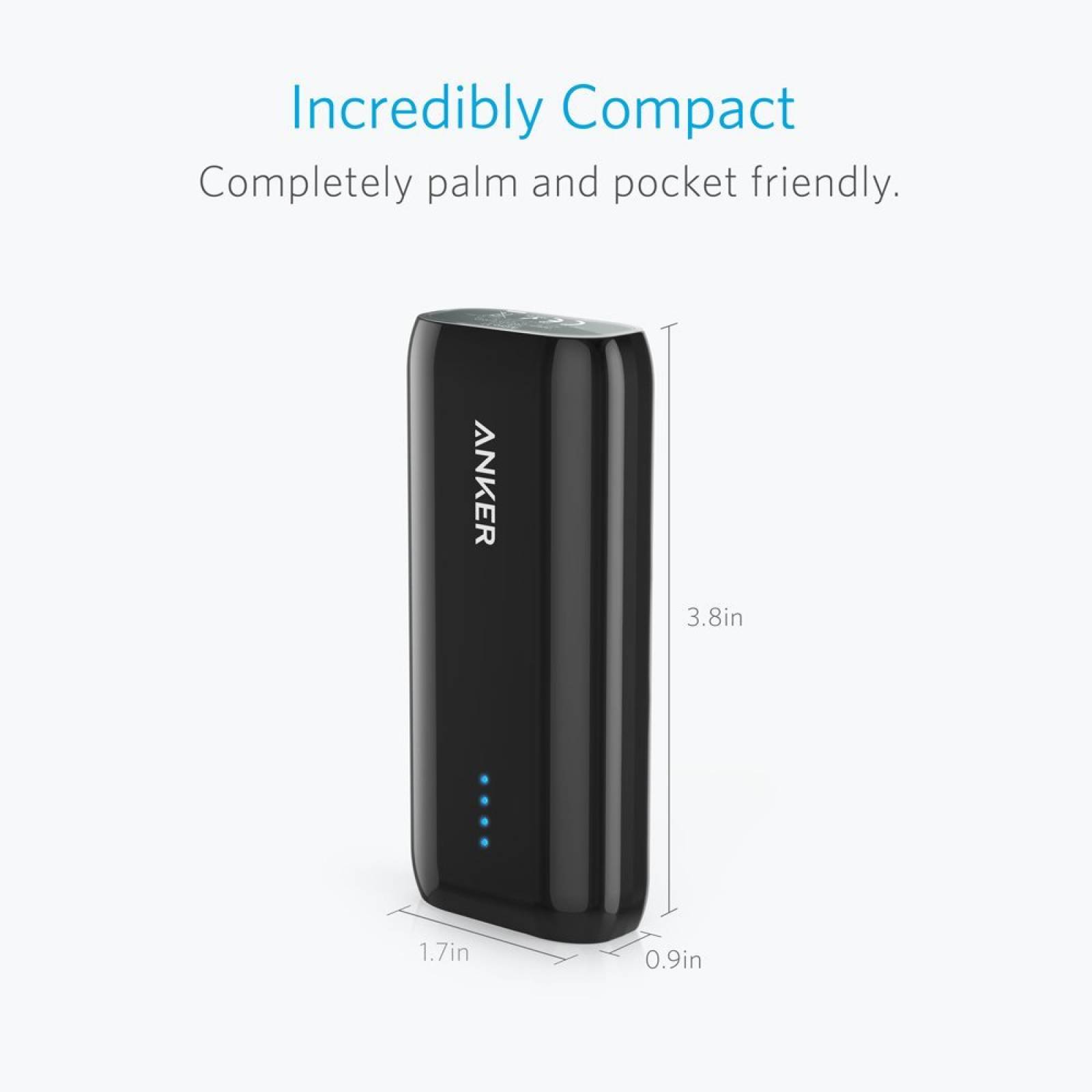 Batería Portátil Anker Powercore 5000 5000mah -negro