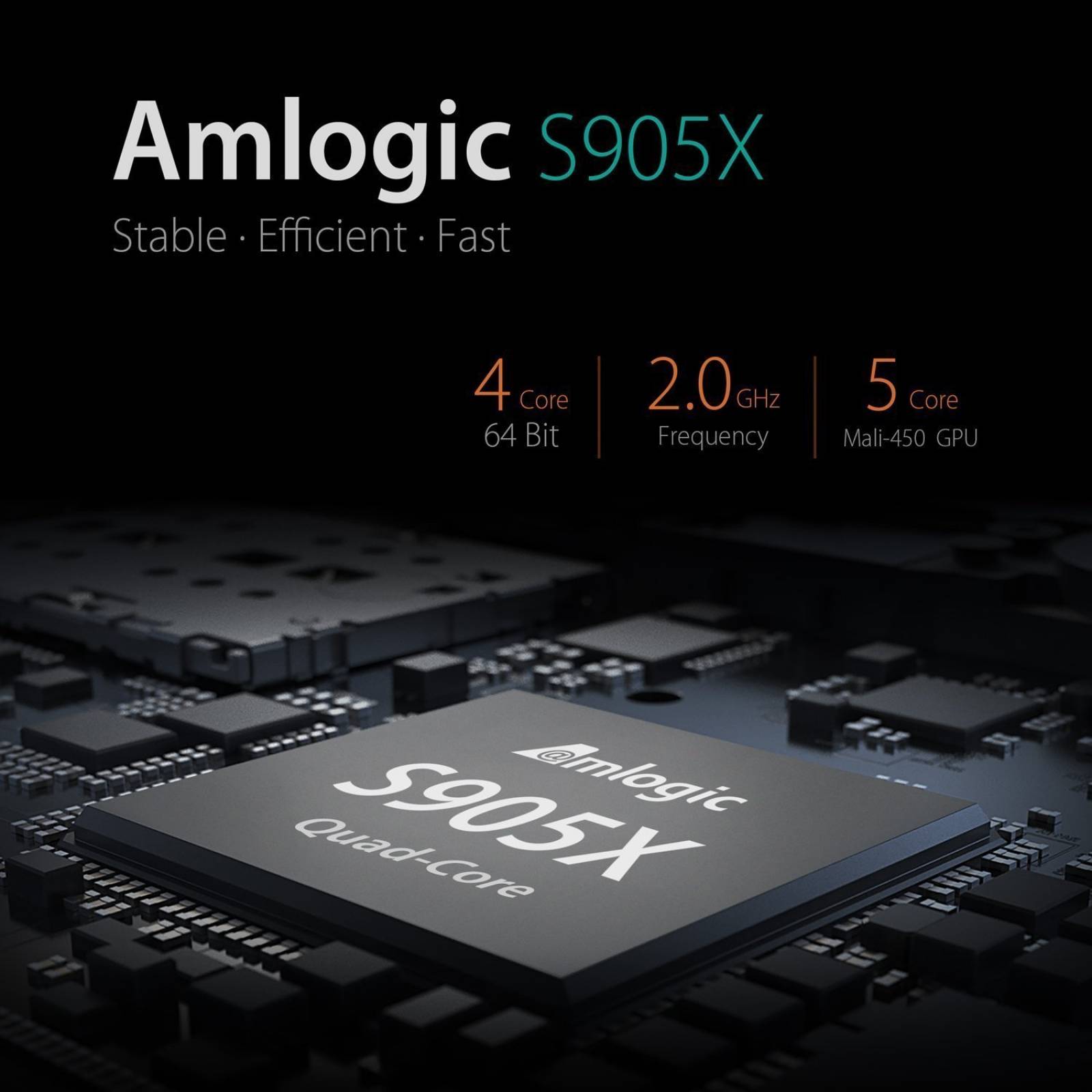 QacQoc M9C max Android 6.0 malvavisco TV caja nueva Amlogic