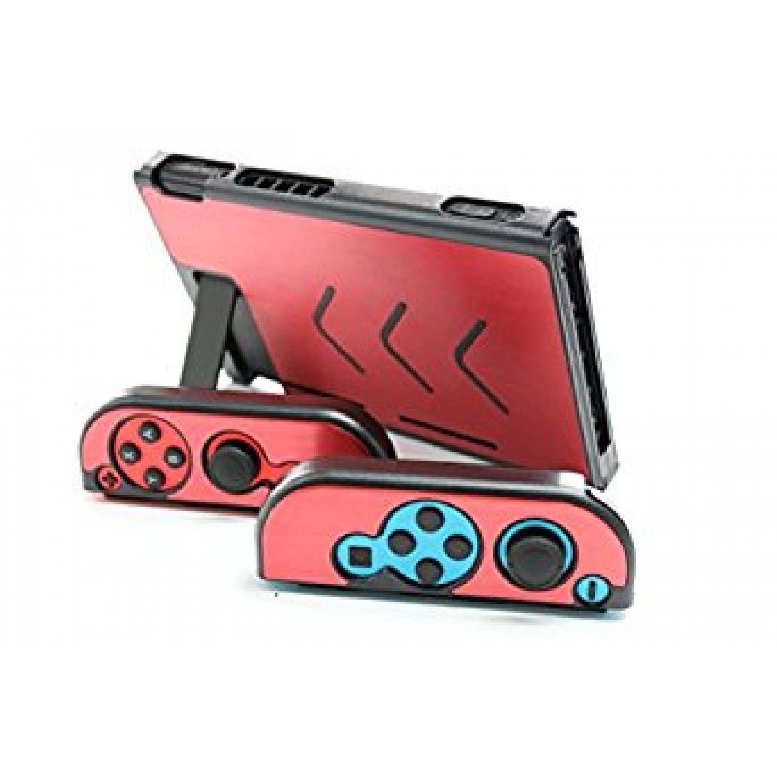 Carcasa De Aluminio Yoswan Nintendo Switch Ns Joy Con -rojo