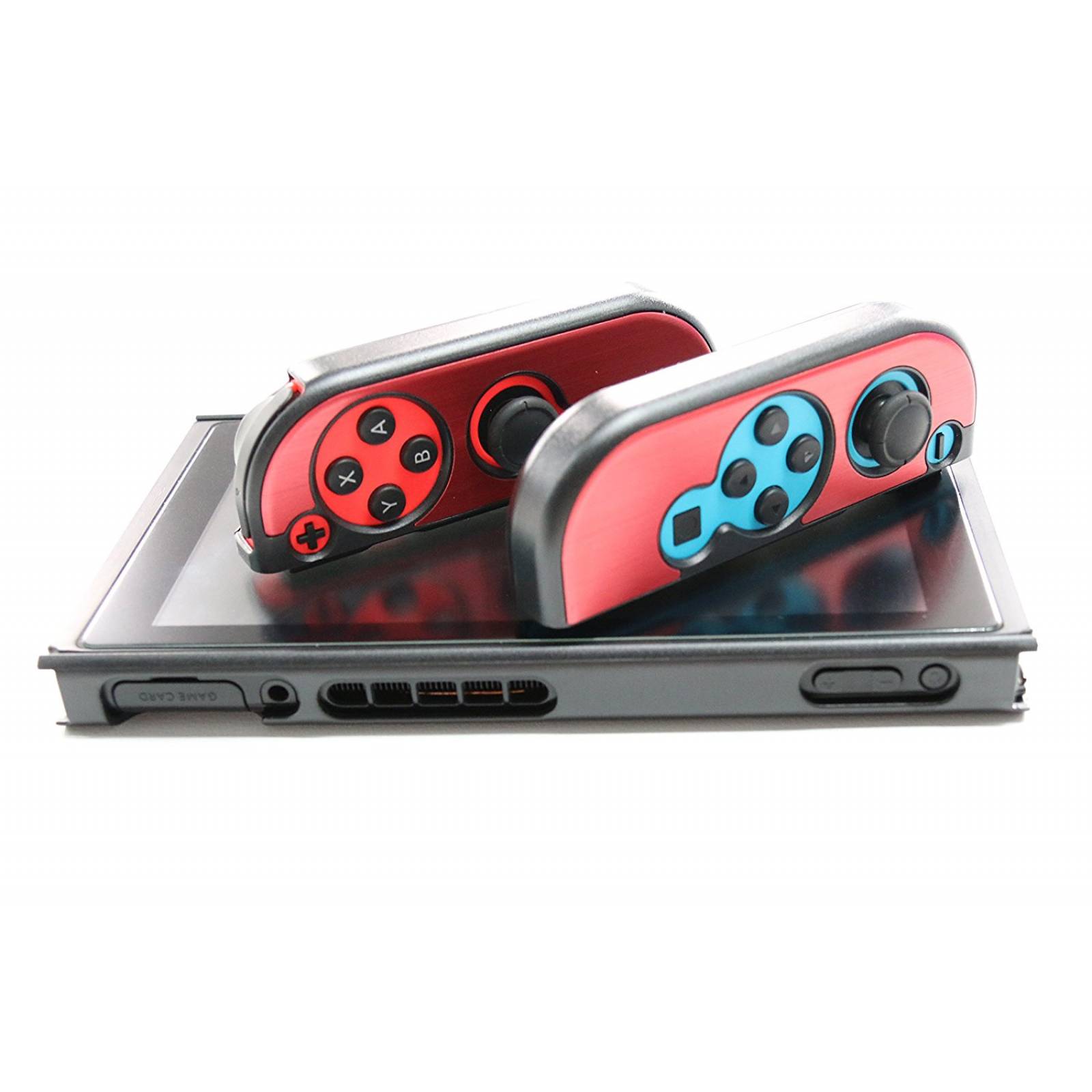 Carcasa De Aluminio Yoswan Nintendo Switch Ns Joy Con -rojo