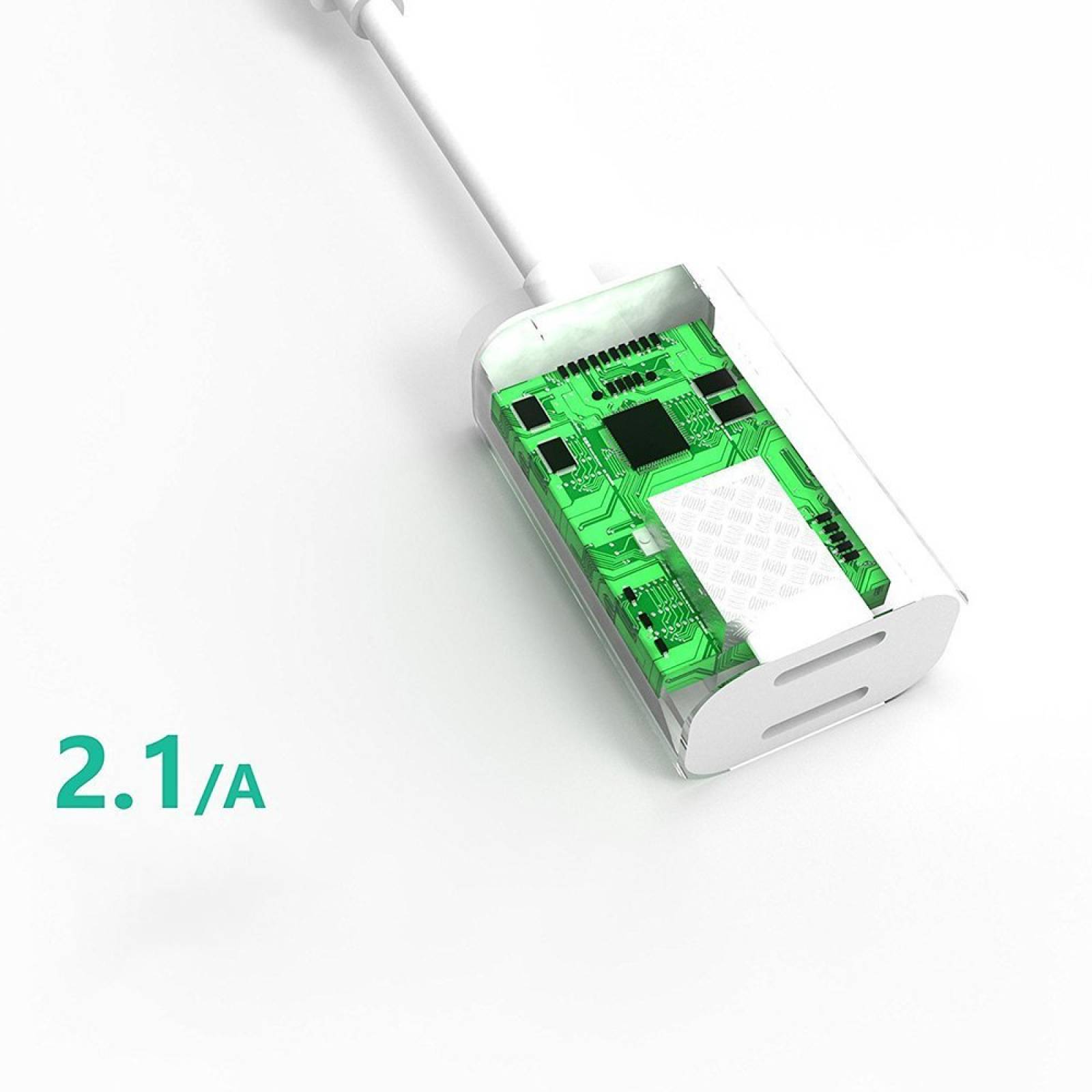 iPhone 7 adaptador divisor doble rayo auriculares Audio & ca