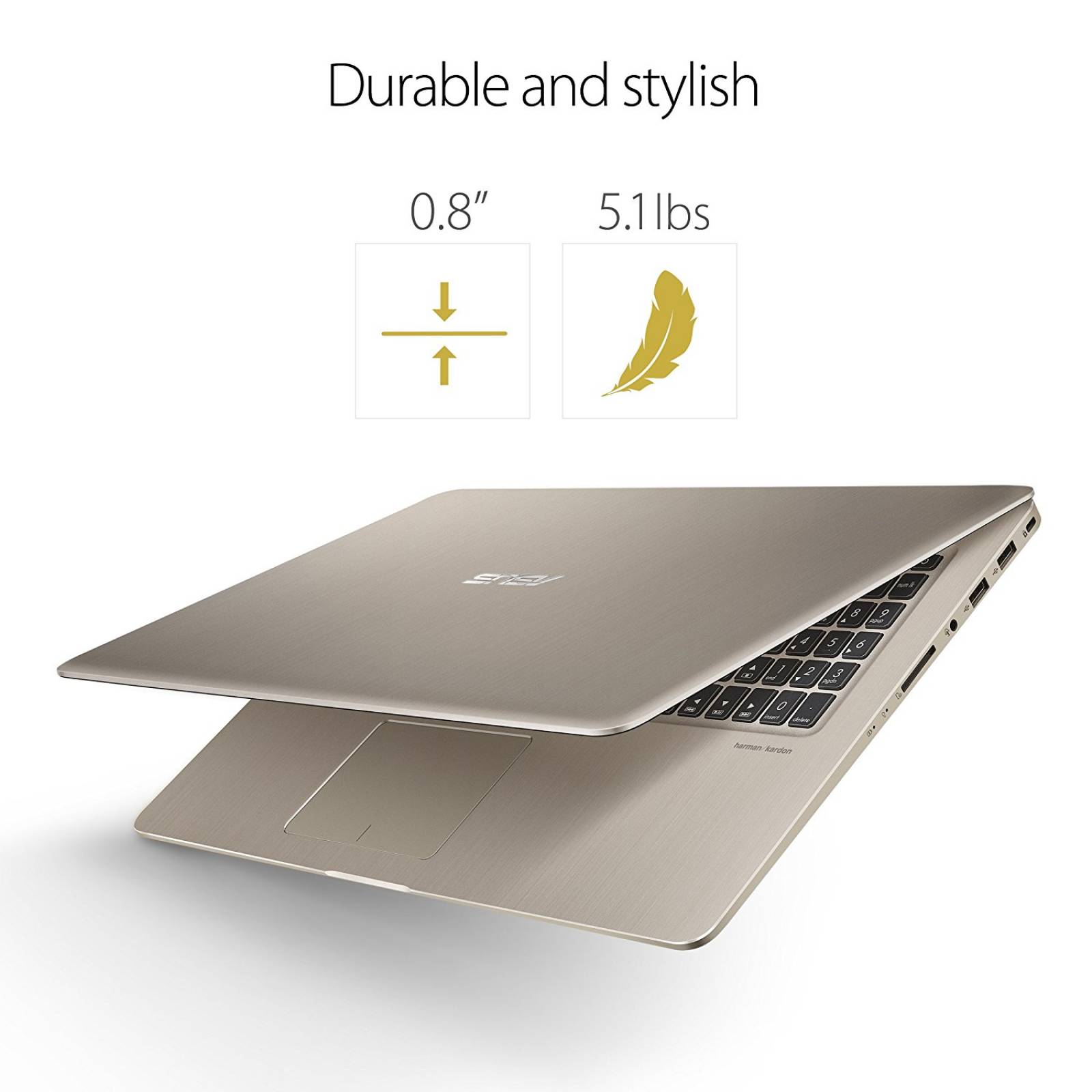 ASUS M580VD EB76 VivoBook 15.6 "FHD delgado y liviano juego