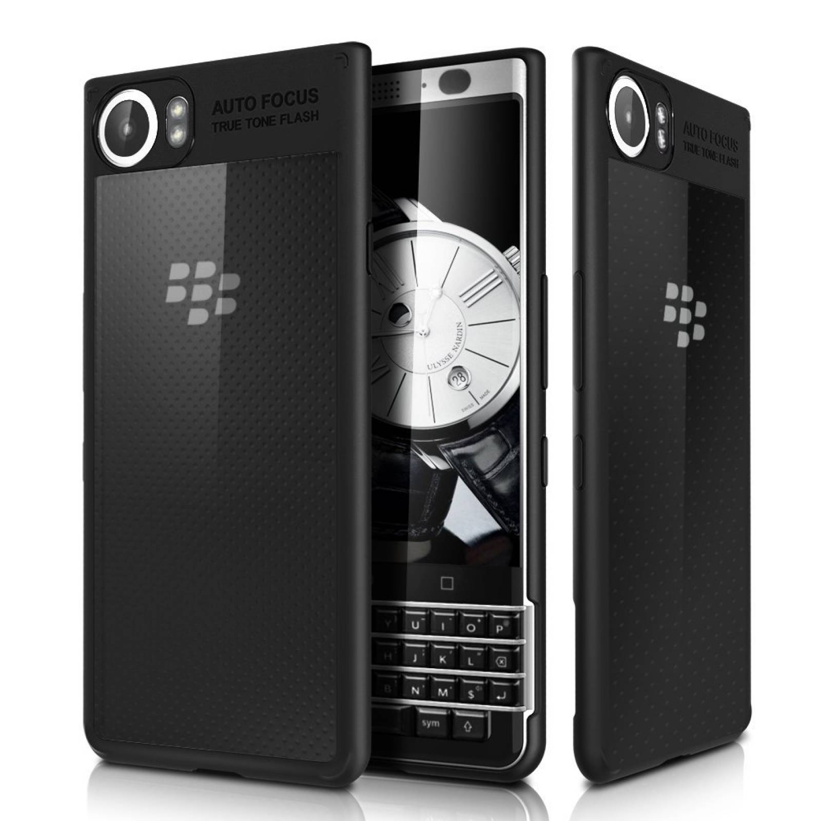 BlackBerry KEYone funda BASSTOP delgado Lightw transp -Negro
