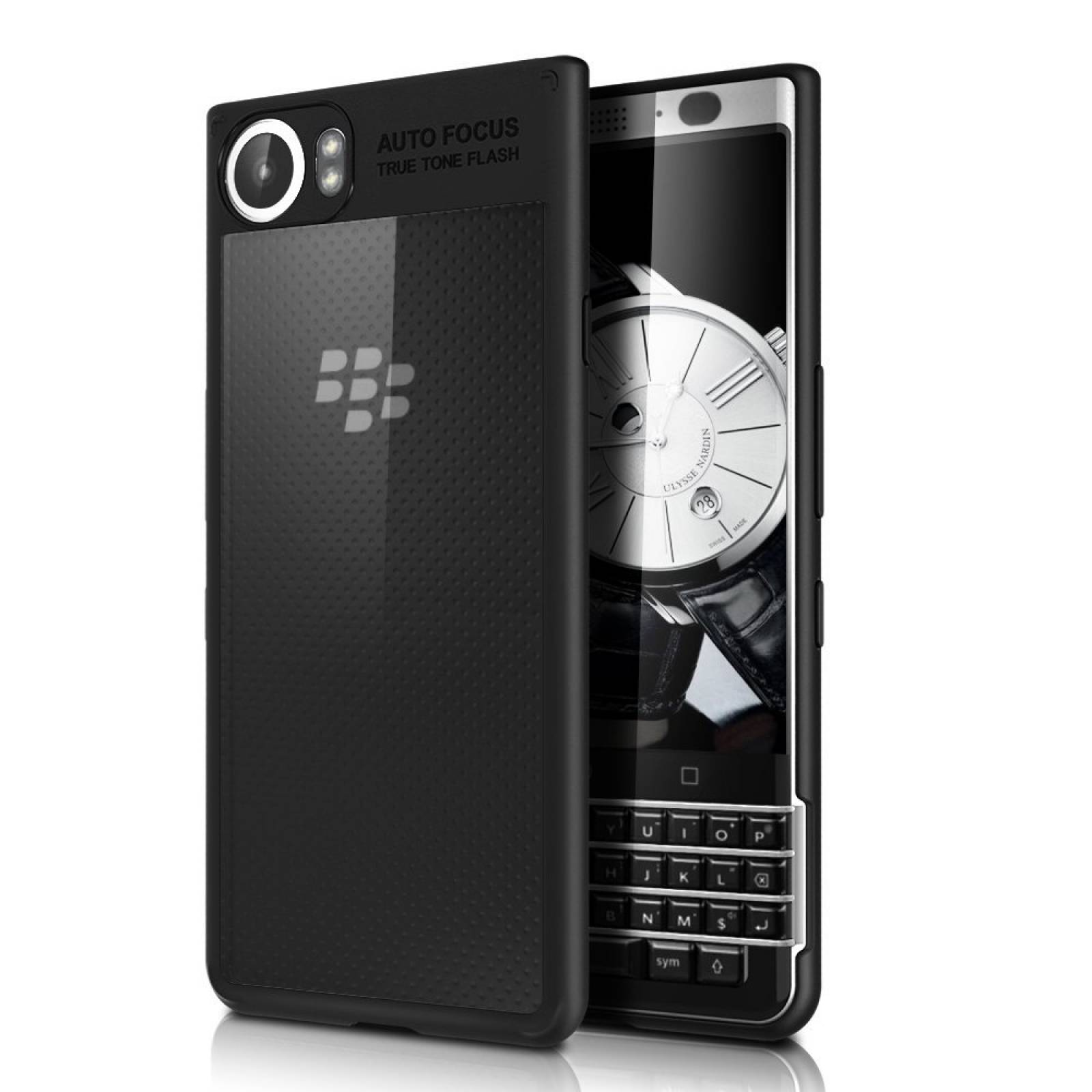 BlackBerry KEYone funda BASSTOP delgado Lightw transp -Negro