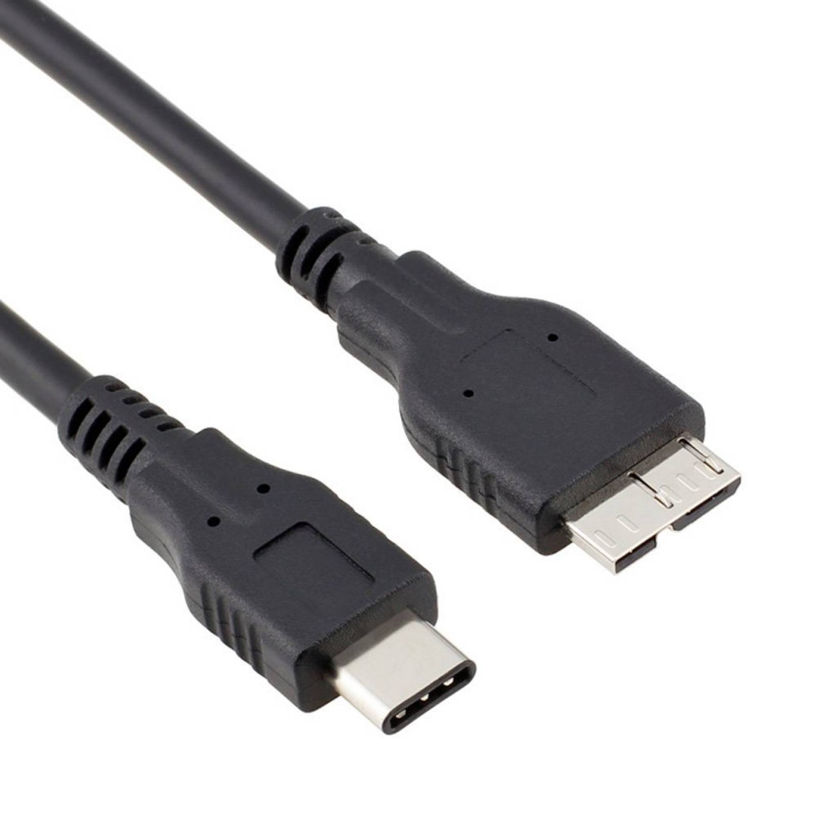 Cable Datos Qces Cable Usb-c Para Disco Duro Usb-c A Micro B
