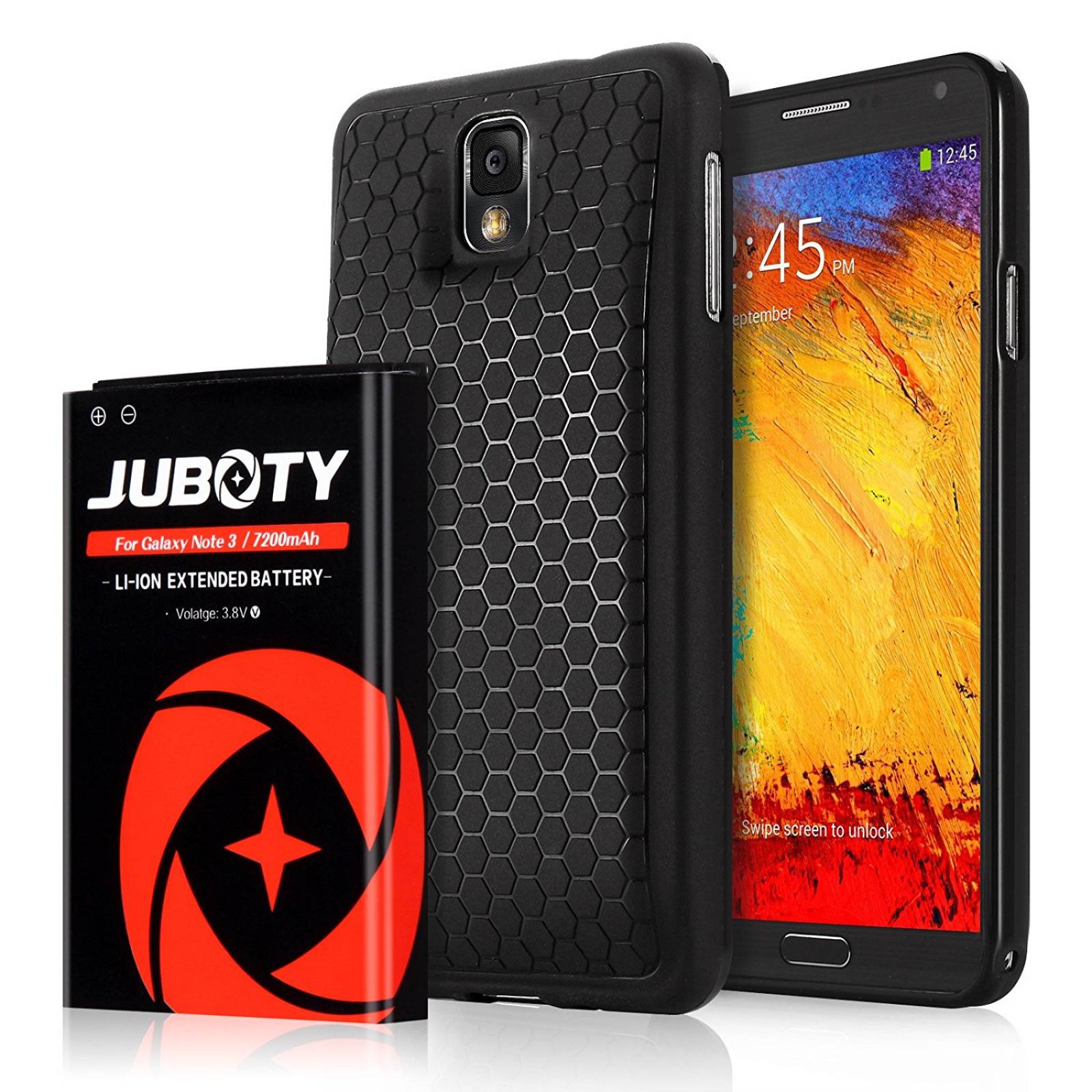 Batería Externa Juboty Samsung Galaxy Note 3 7200mah -neg