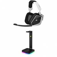 Diadema Gamer Corsair Void Pro Inalámbrico 7.1 + Stand -Bco