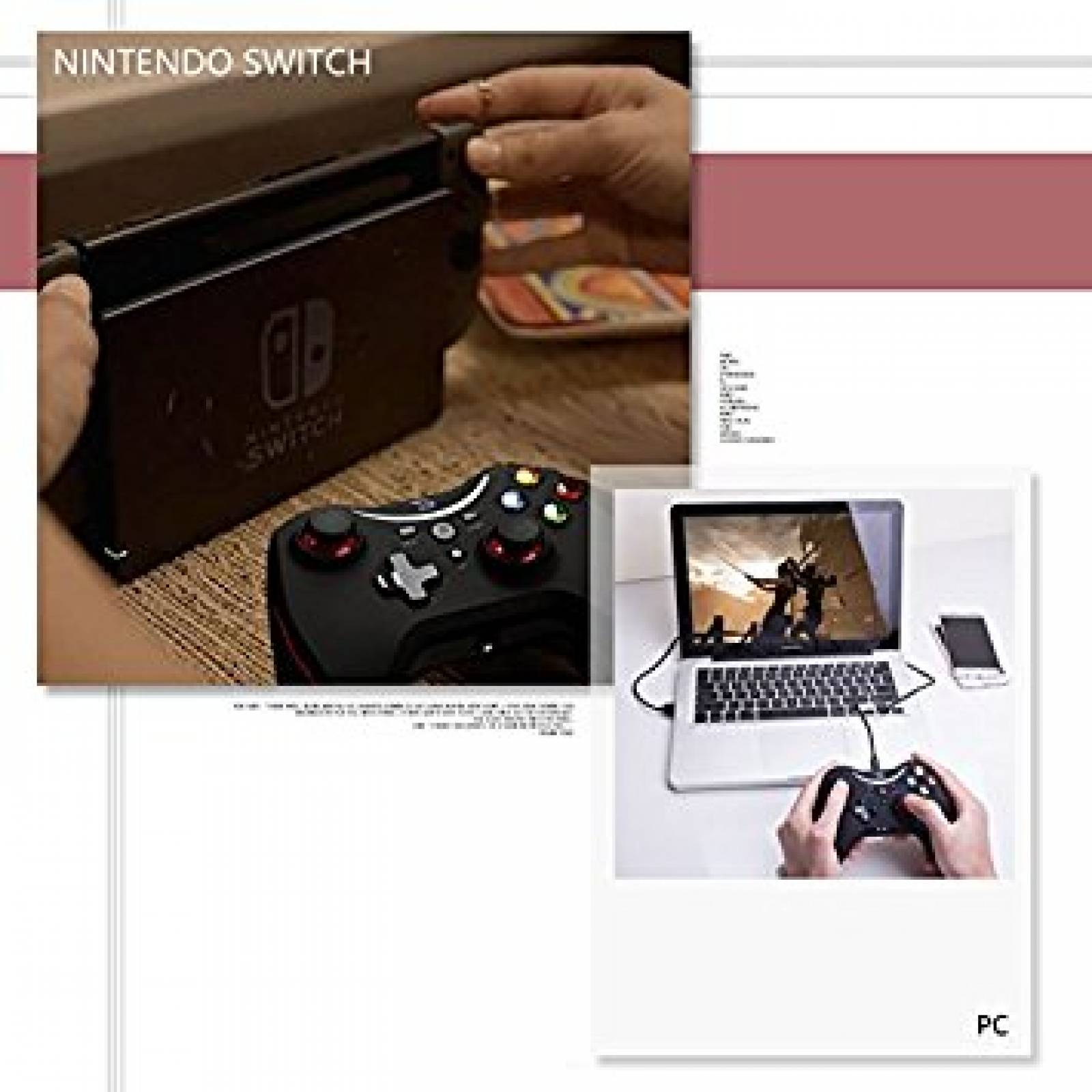 Control Zd-t Inalámbrico Usb Para Switch Pc Android -negro