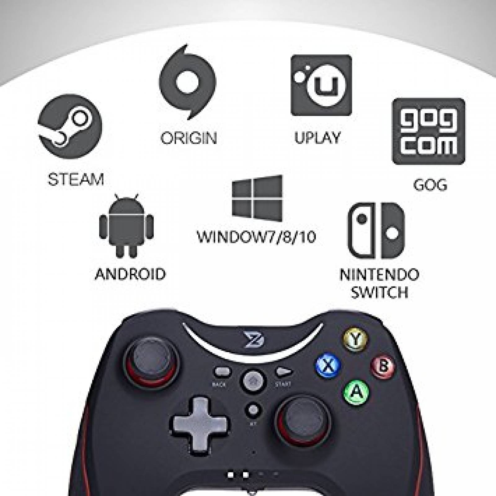 Control Zd-t Inalámbrico Usb Para Switch Pc Android -negro
