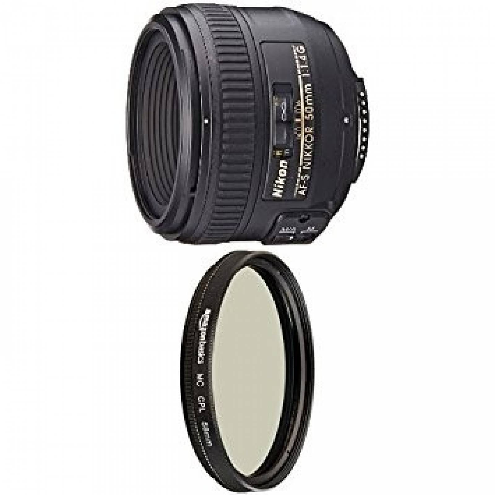 Lente Nikon Af-s Fx Nikkor 50mm F/1.4g C Filtro Polarizante