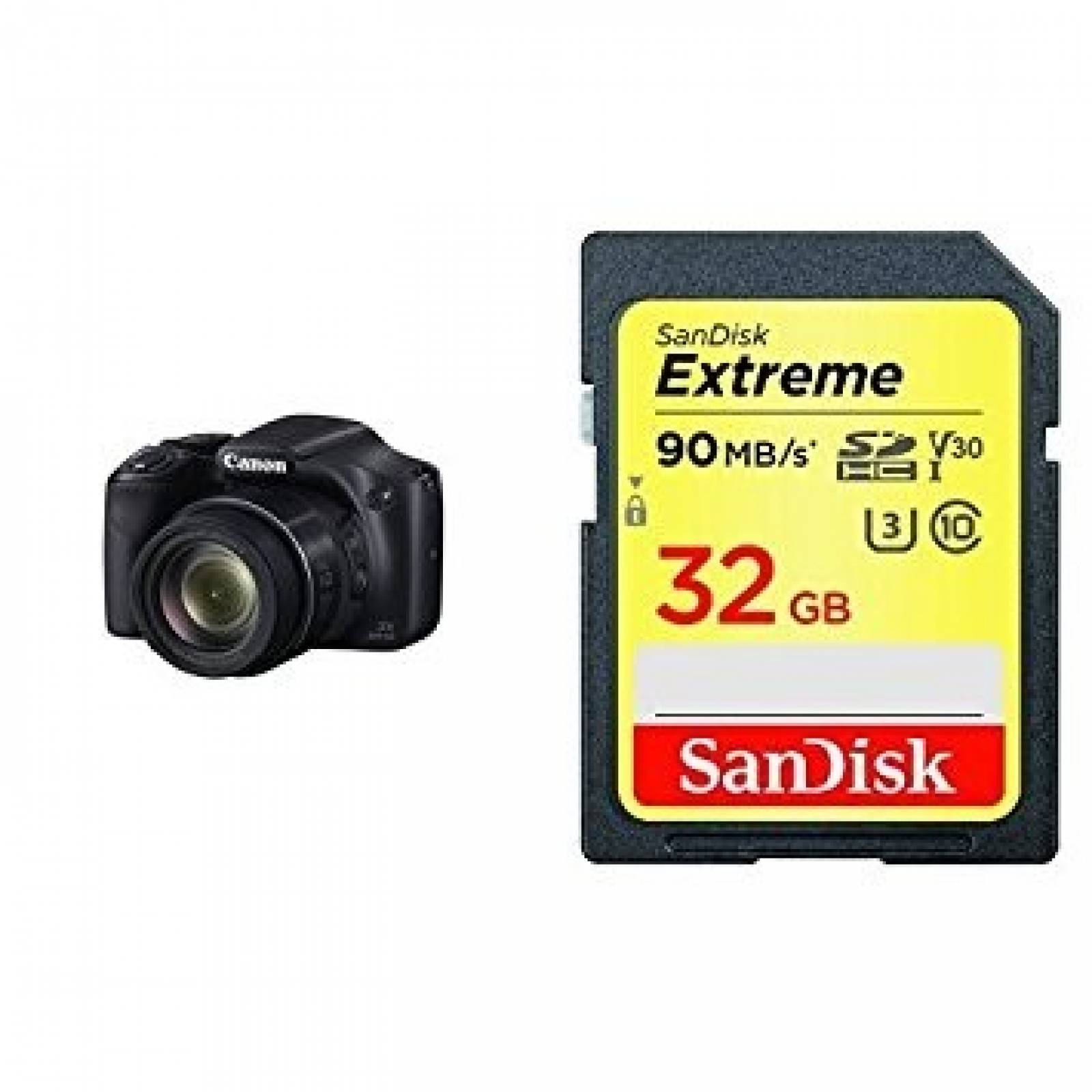 Cámara Digital Canon Powershot Sx530 Con Memoria 32gb -negro