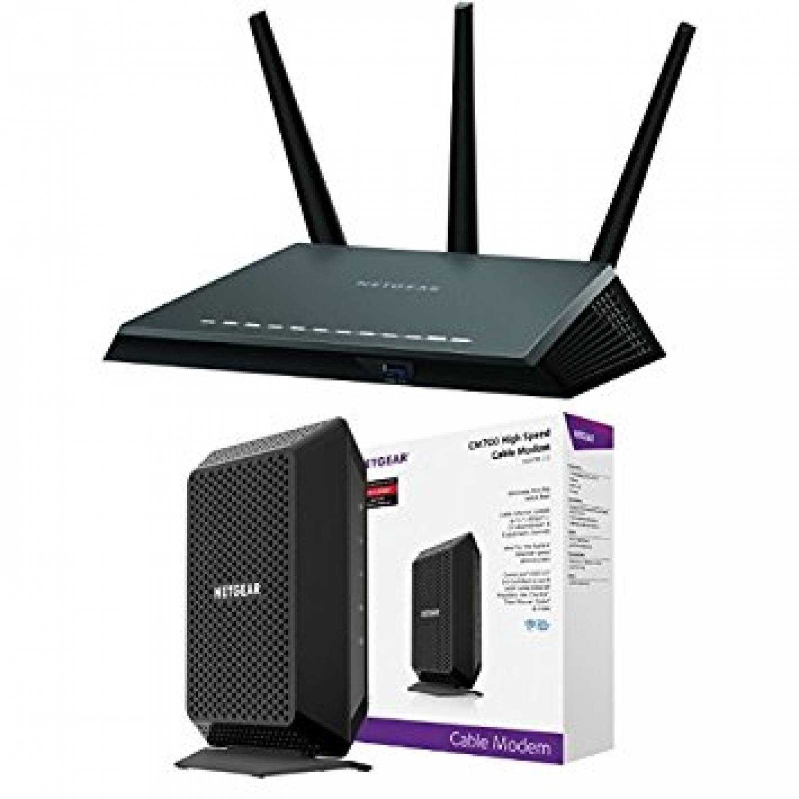 Netgear R7000p Router Router Netgear R7000p-100nas, Cable Modem 1.4 Gbps Cm700