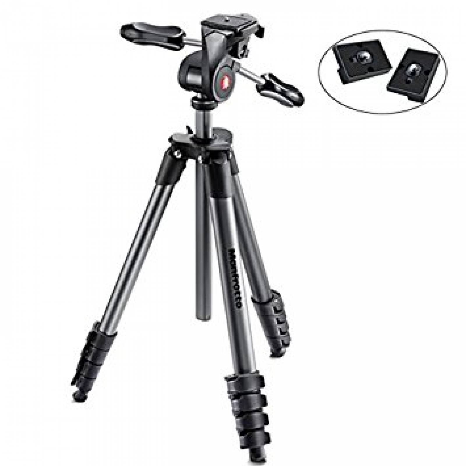 Manfrotto Mkcompactadv-bk Compacto/ 3 Patas Negro -57