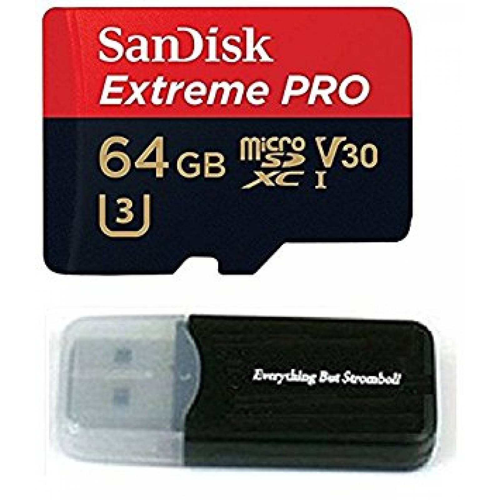 Memoria Microsd Sandisk Extreme Pro 4k 64gb Uhs1 V30