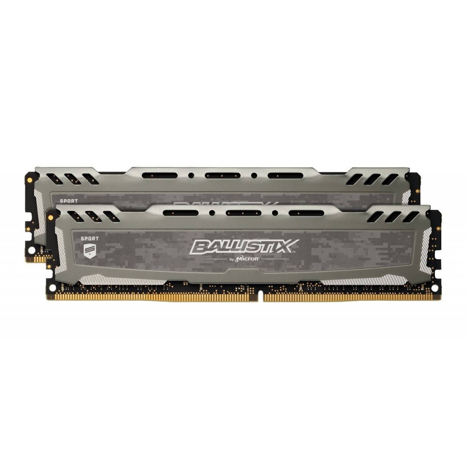 Memoria Ram Ballistix Sport Lt 2x8gb Sr Ddr4 2400 Dimm Gris