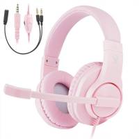 Diadema Gamer Bluefire 3.5Mm Bajos Over Ear Microfono -Rosa