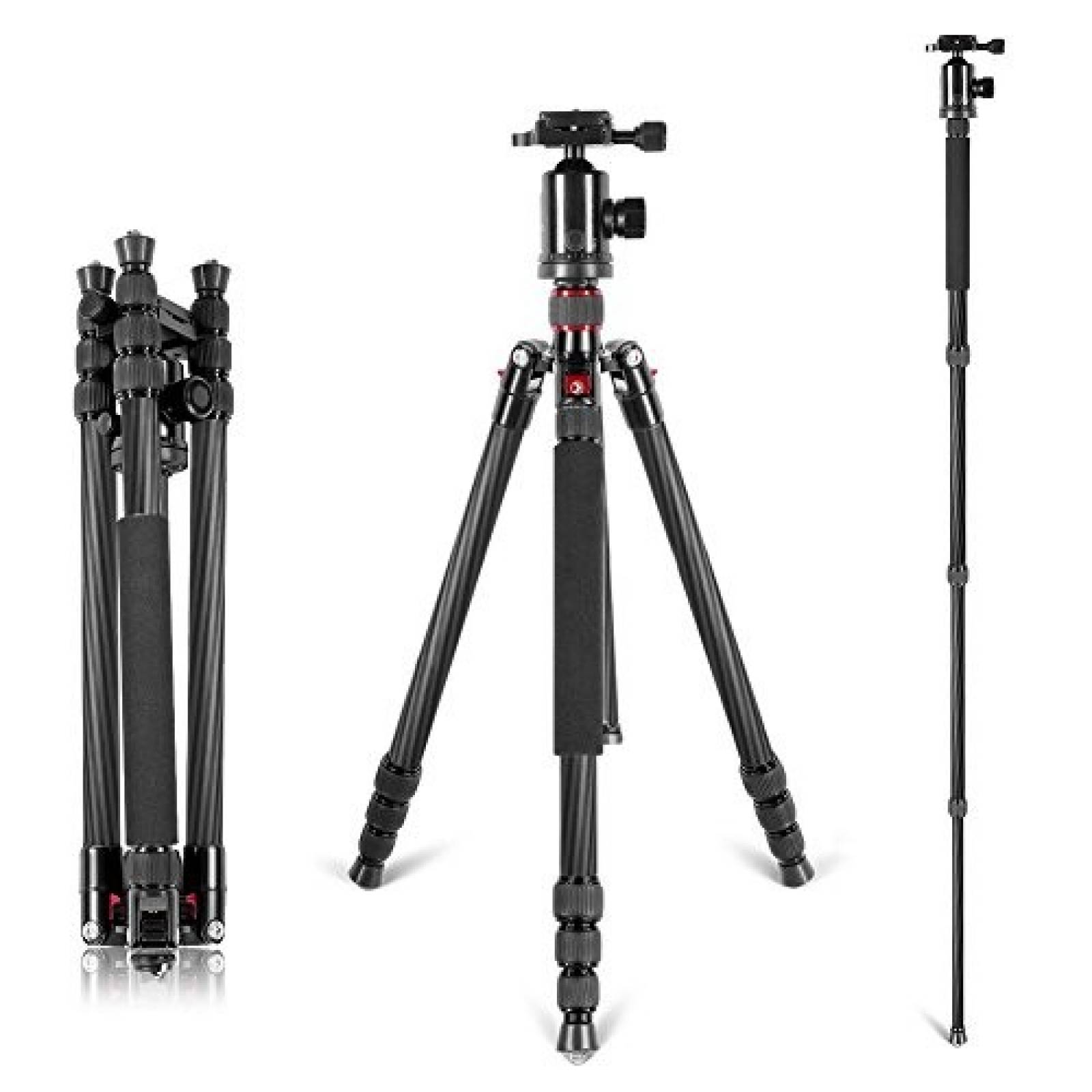 Trípode para Cámara DSLR Neewer cabezal de bola 168cm