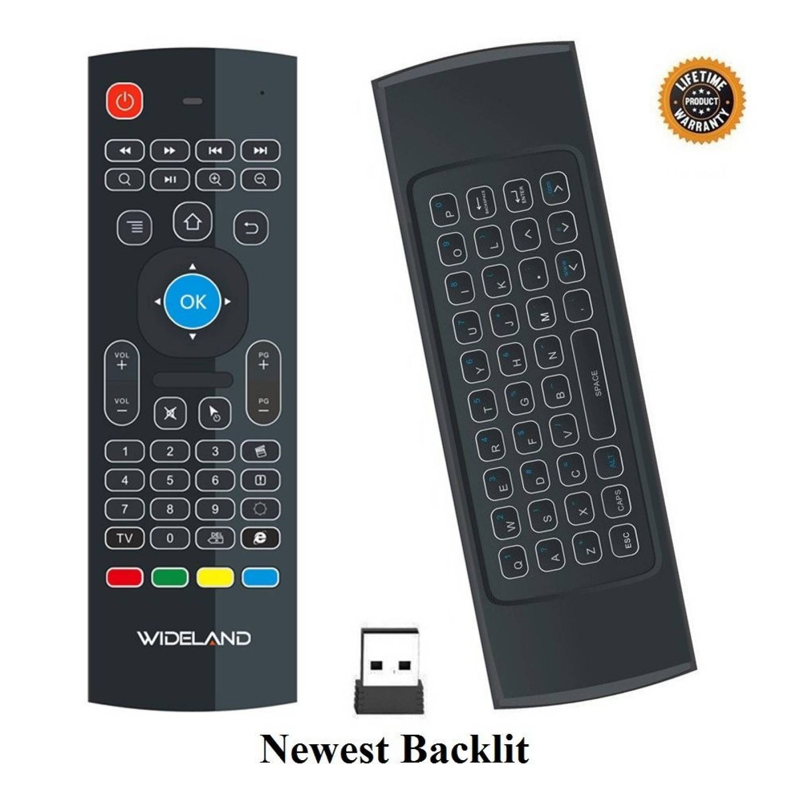 Control Remoto Con Teclado Wideland Android Smarttv Y Pc