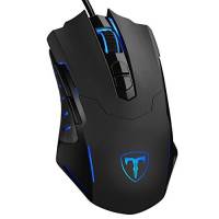 Ratón Para Computadora Pictek Mouse Para Juegos Usb -Negro