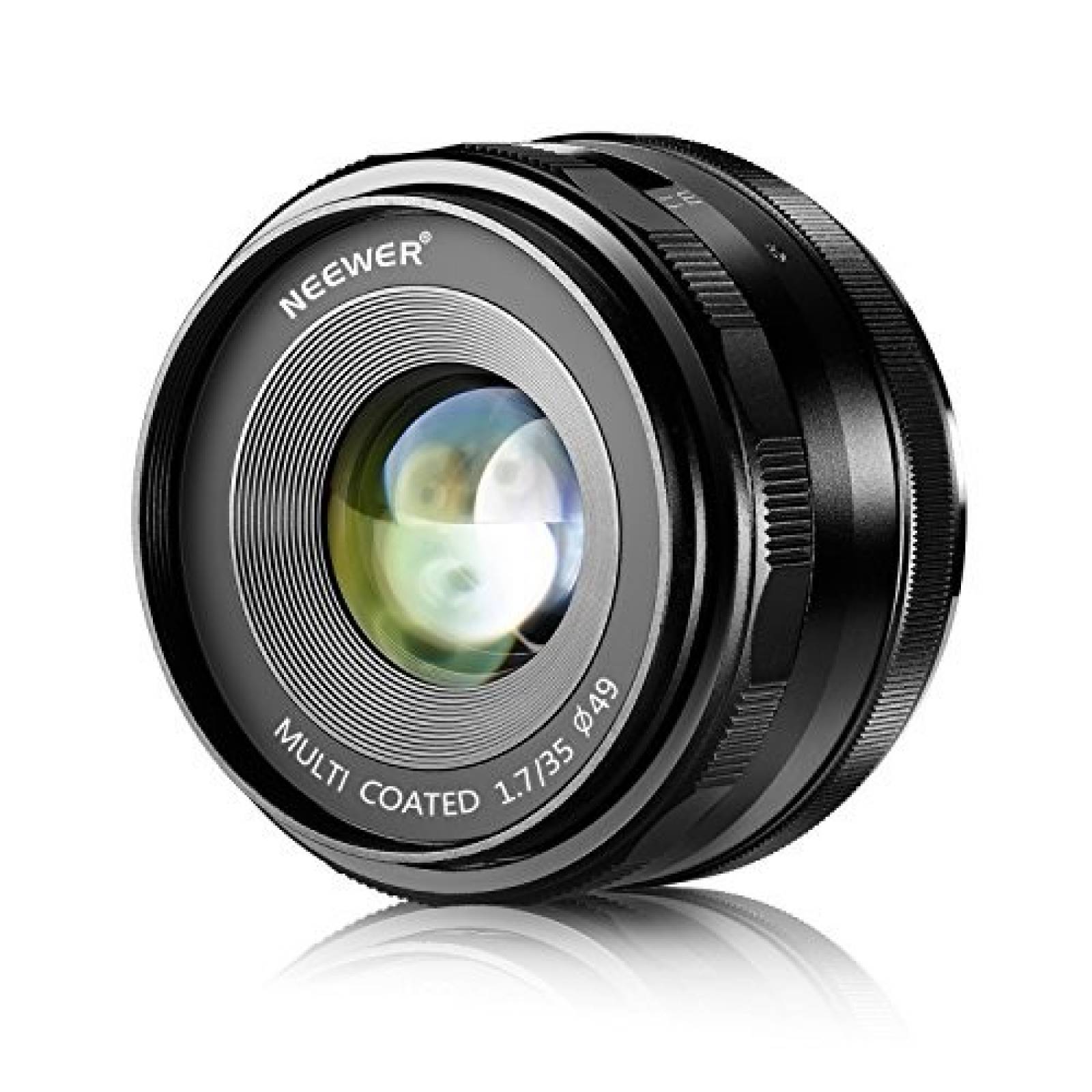 Lente de cámara Neewer Lente fijo enfoque manual 35 mm f/1,7