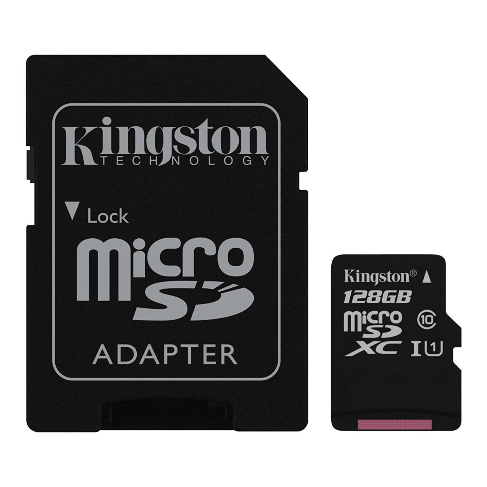 Memoria Microsd Kingston Sdc10g2/128gb Class 10 Uhs-i 45mb/s