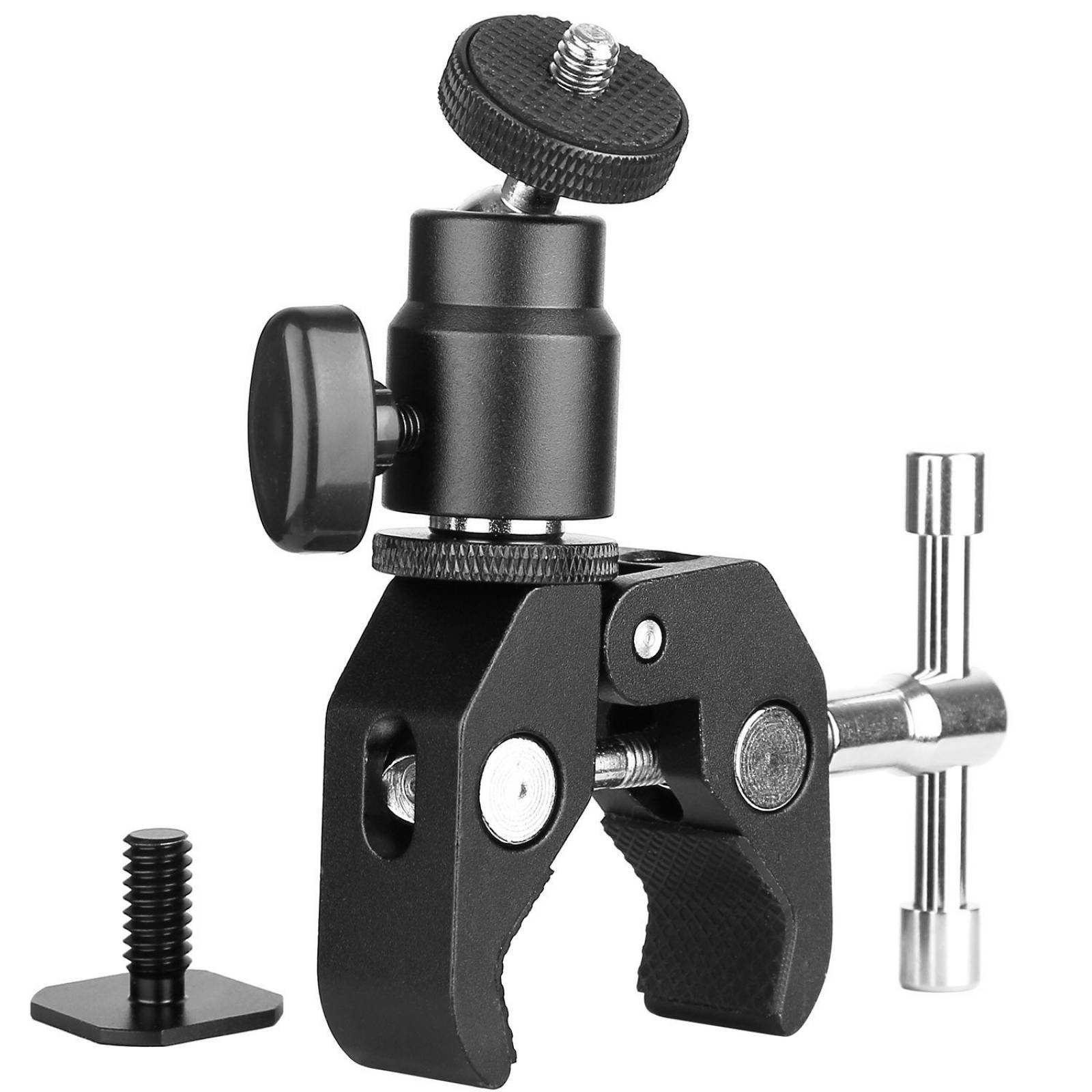 Adaptador de Zapata para c/ámara de Fotos ChromLives Incluye Tornillo de 1//4 y 20 de tr/ípode
