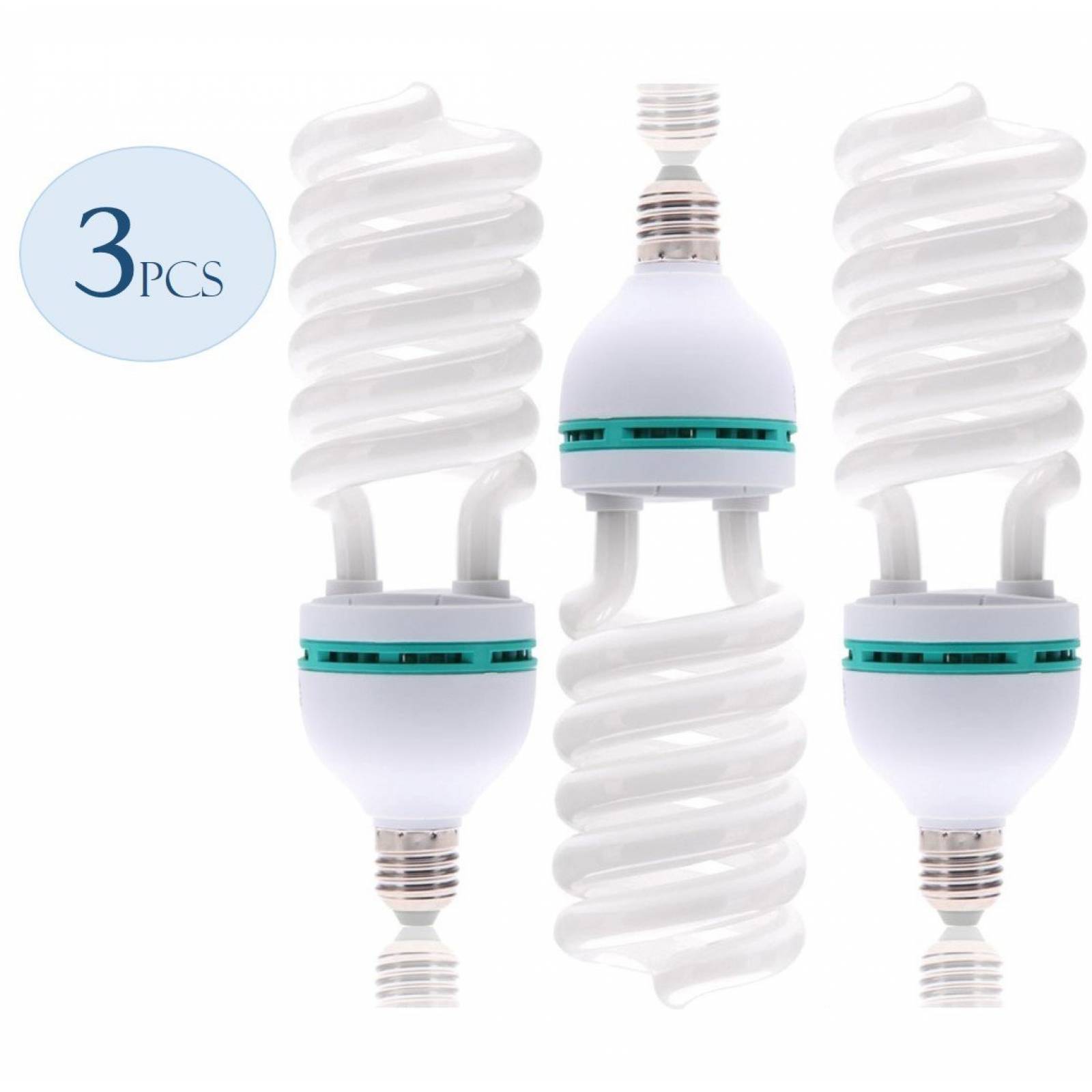 Sombrilla Limostudio Kit De Luz Triple 800 W, 2 Paraguas