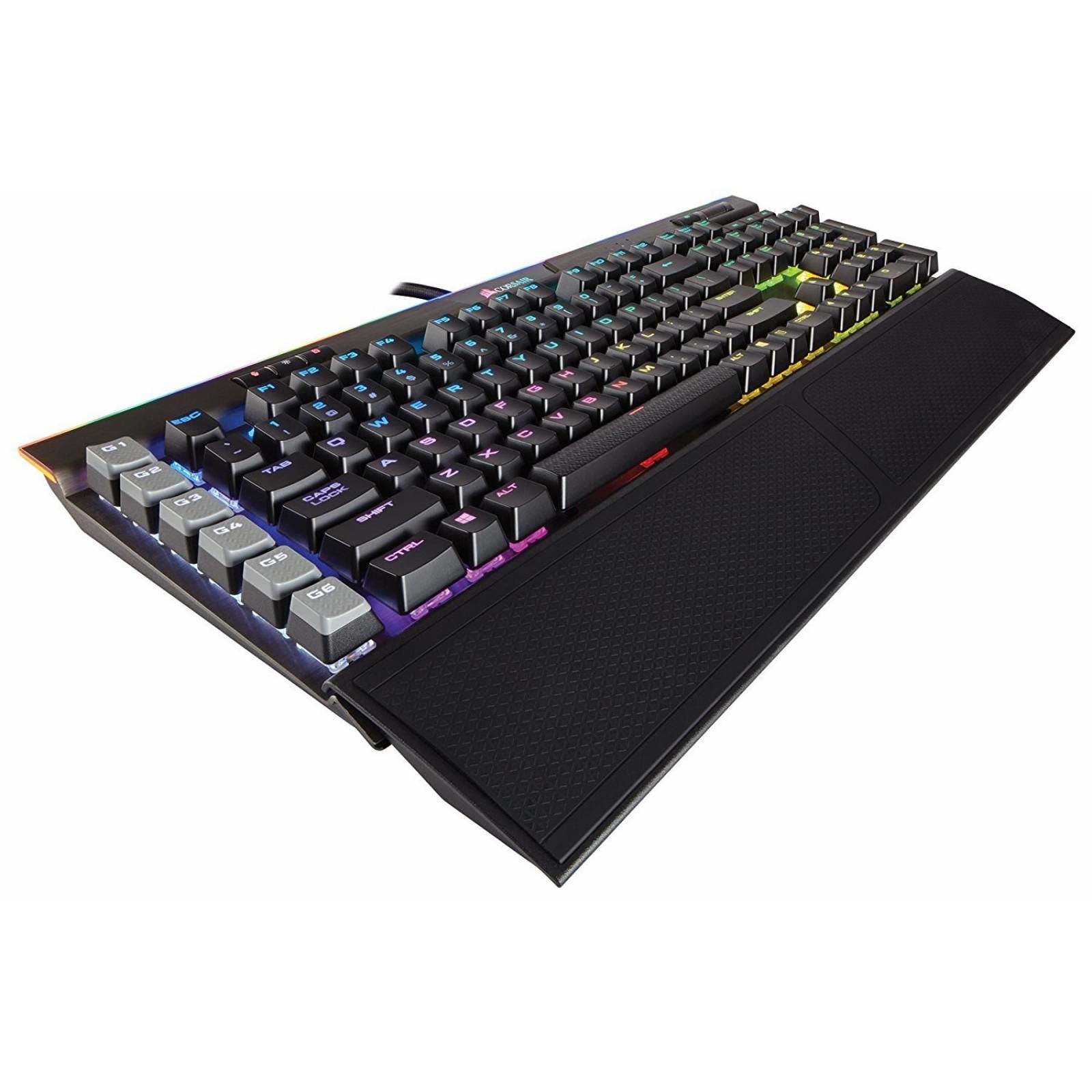 Teclado gamer Corsair K95 Platinum RGB LED retroiluminado