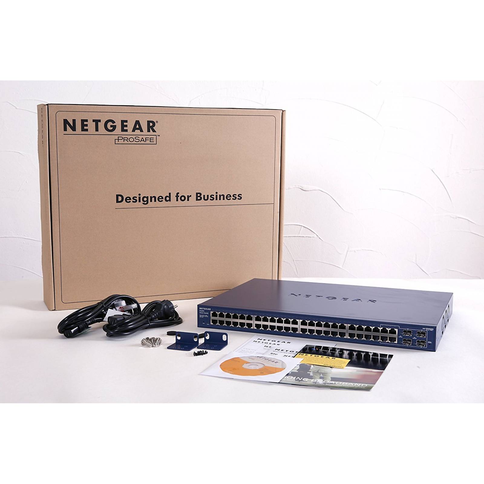 Switch Ethernet Netgear Gs748t-500nas 48 Puertos + 4spf