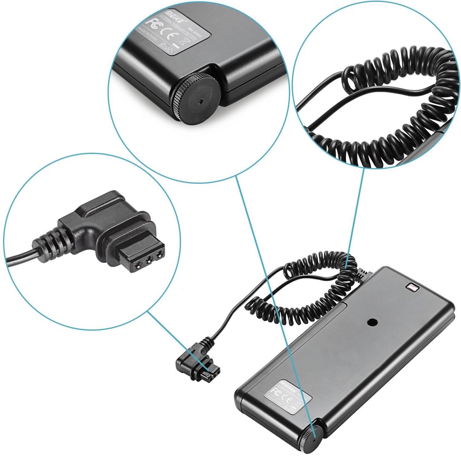 Batería Externa Neewer Para Canon, 6baterías Aa No Incluidas