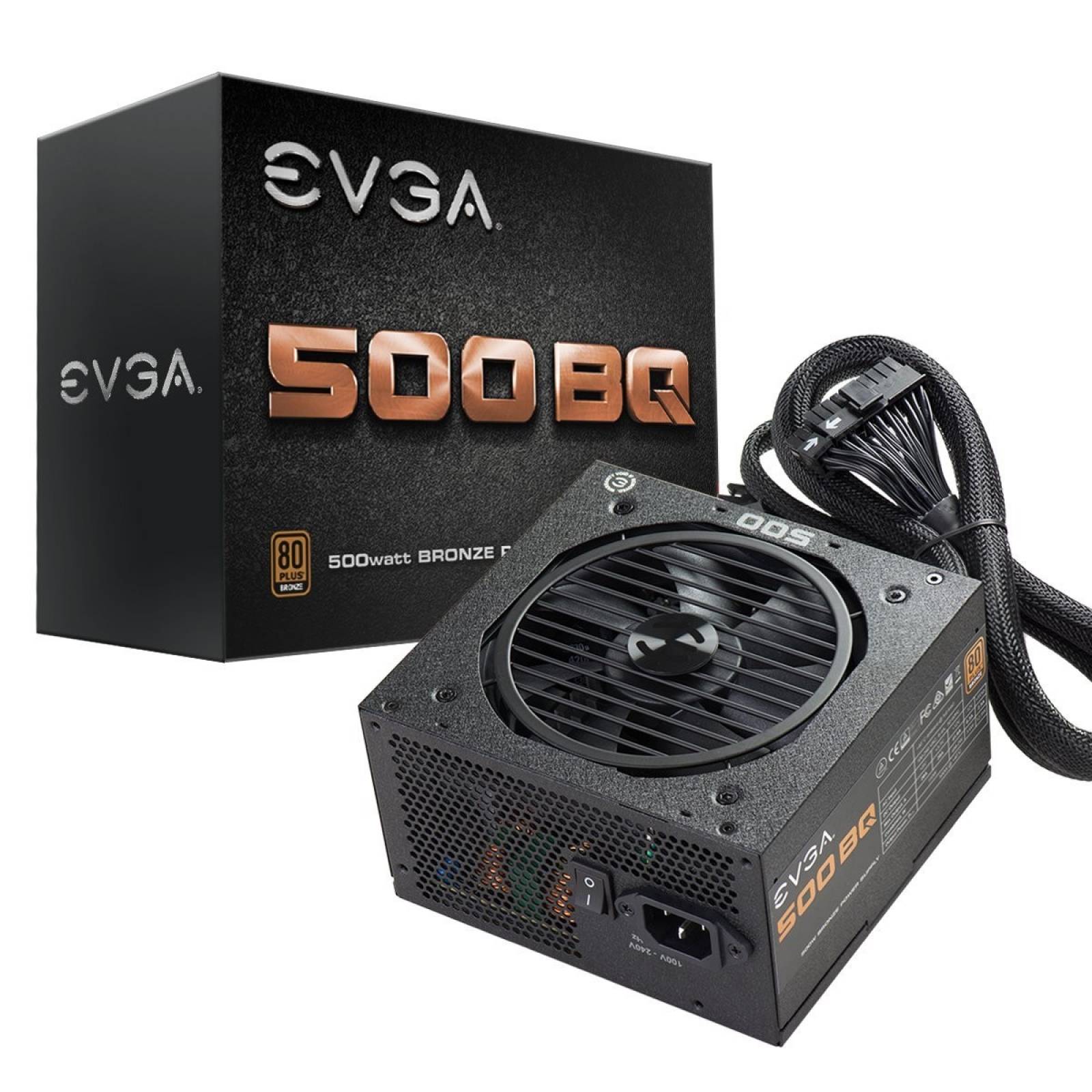 Fuente De Alimentación Evga 500bq 80 Plus Bronze 500w