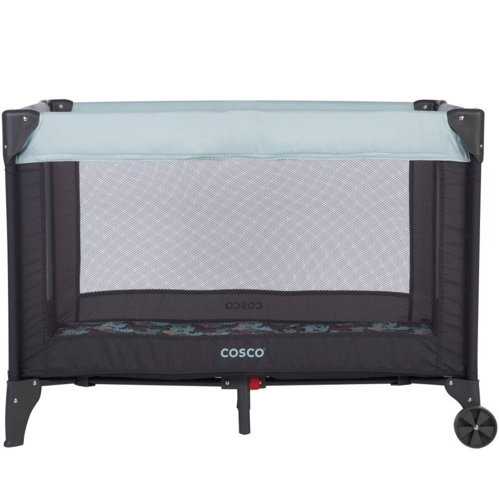 Corralito Para Bebé Cosco Elefantes Portable, Plegable -gris