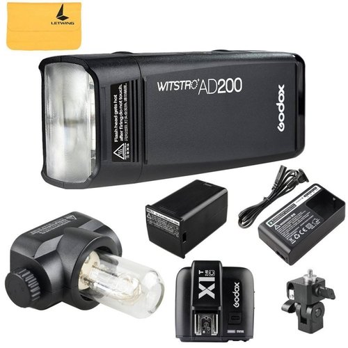 Monolight Godox 2.4g 1/8000s Batería Litio 200ws, 2900mah